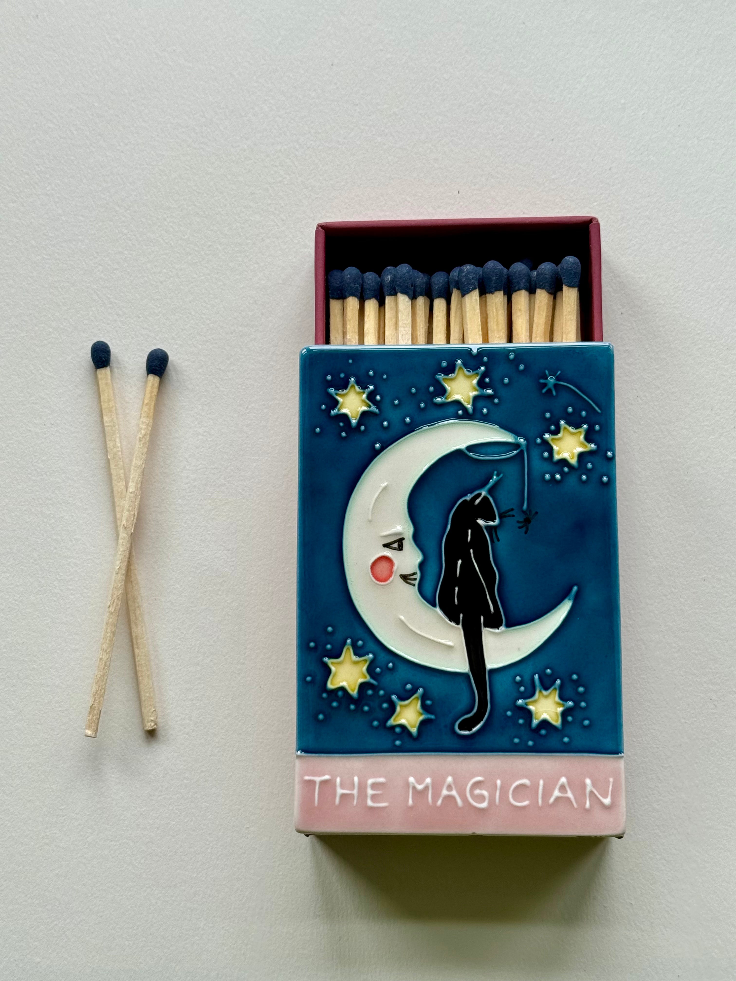 Sample A - The Magician Ceramic Matchbox