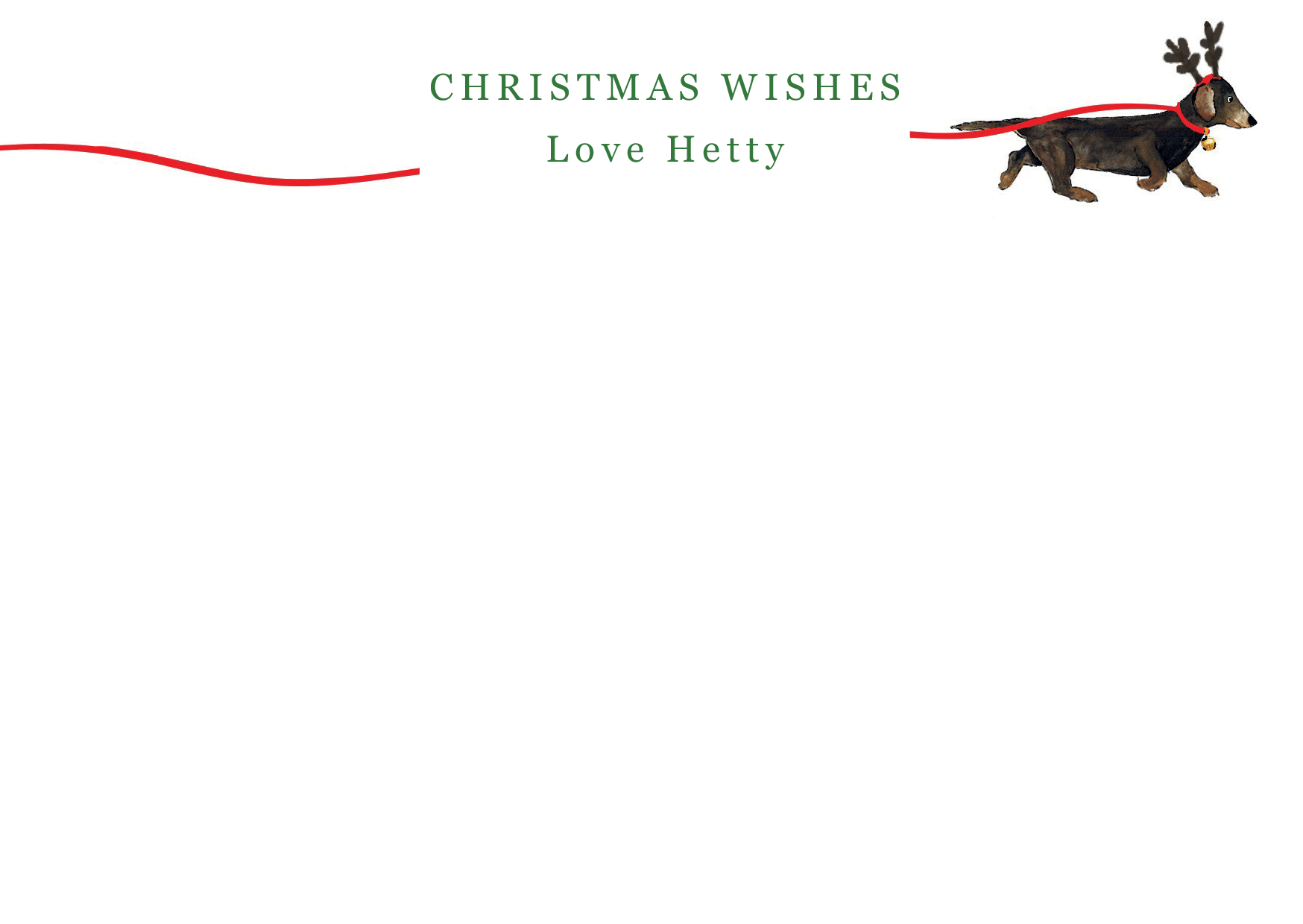 Festive Sausage Notecards