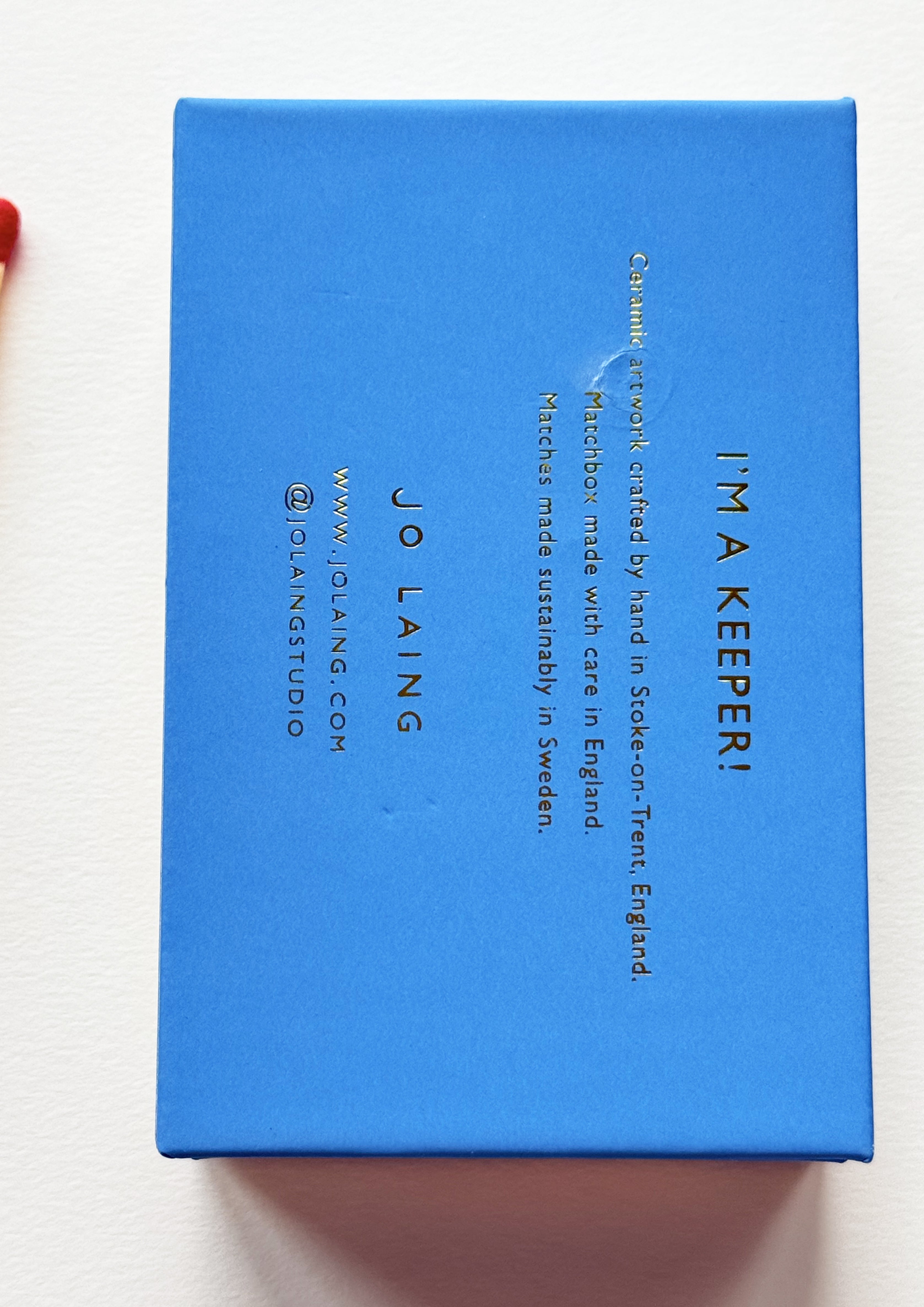 That's Amore Ceramic Matchbox Sample