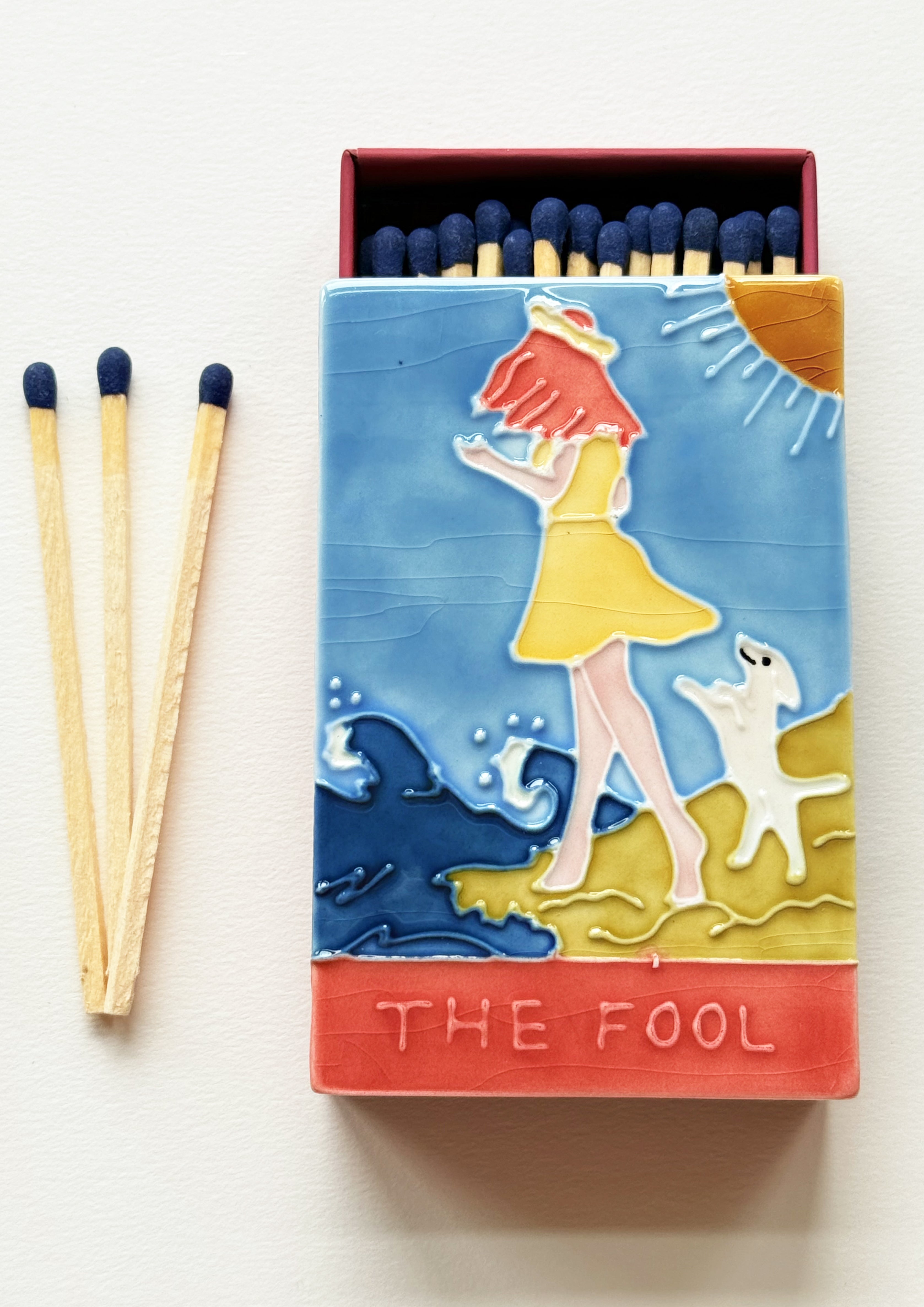 The Fool Ceramic Matchbox Sample