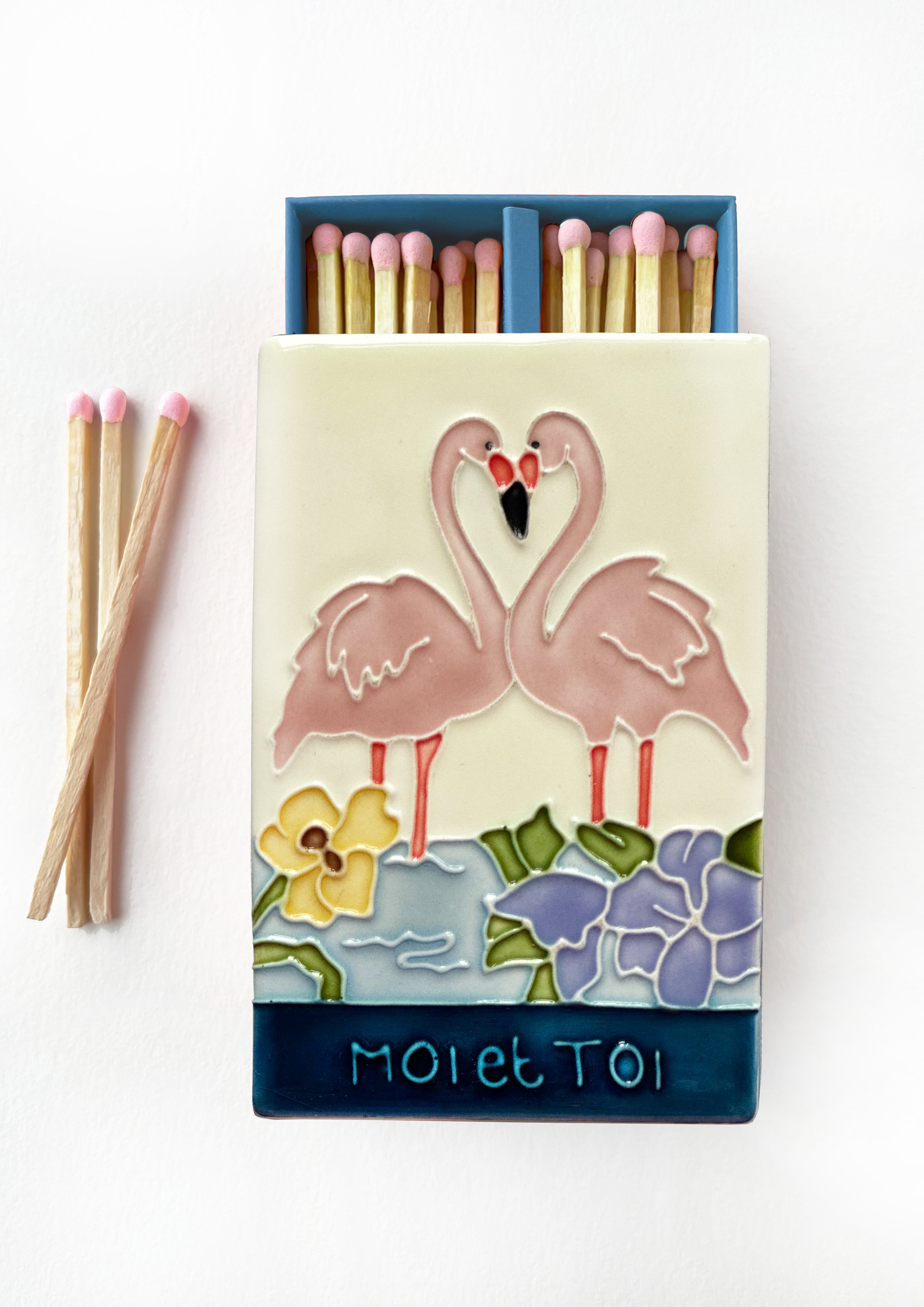 Moi et Toi II Ceramic Matchbox
