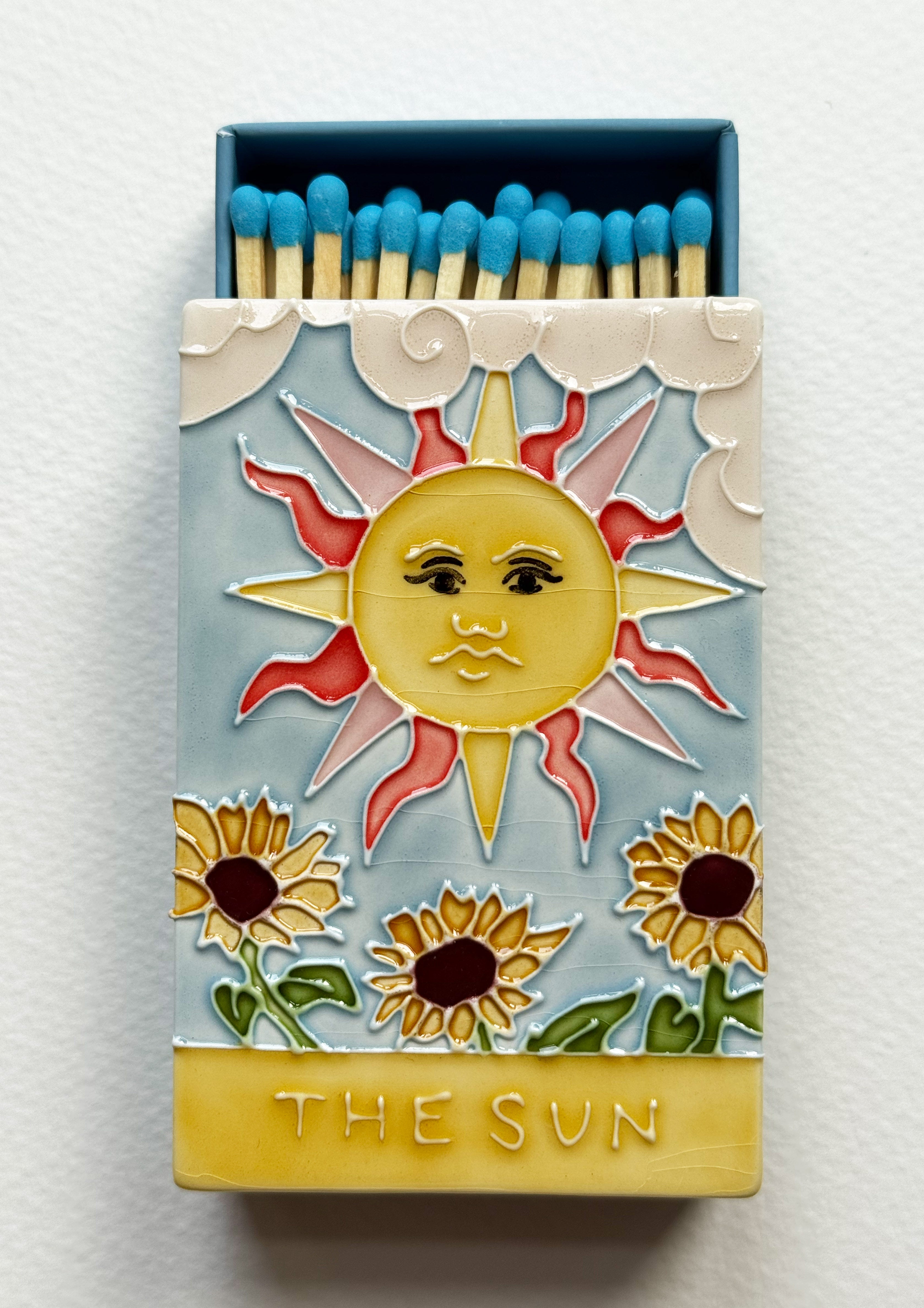 SAMPLE - The Sun Ceramic Matchbox A