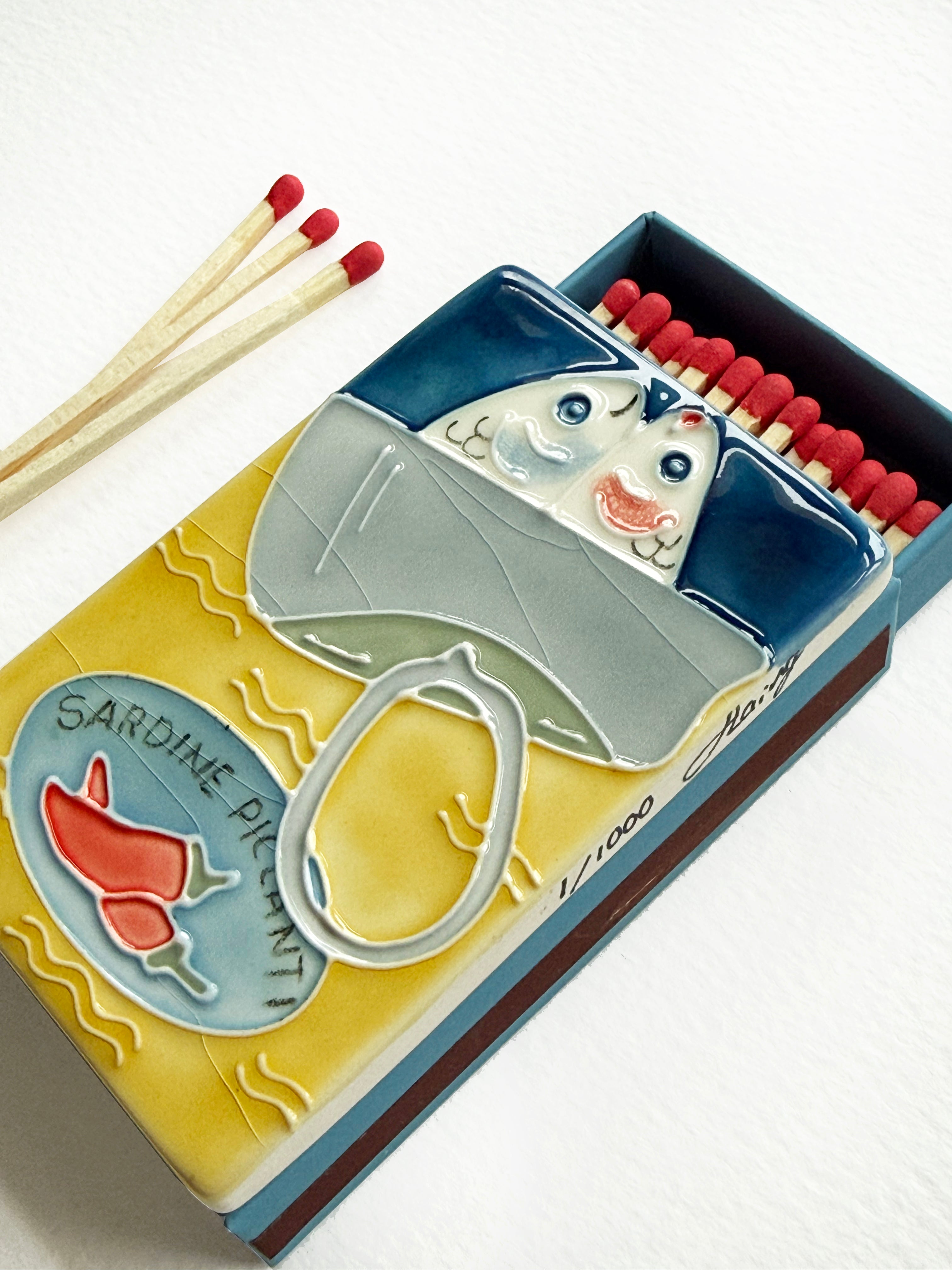 Sardine Piccanti Ceramic Matchbox