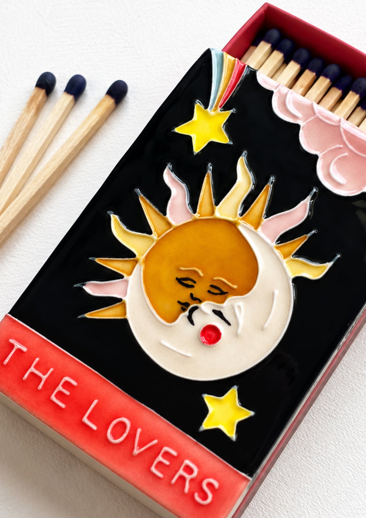 The Lovers Ceramic Matchbox