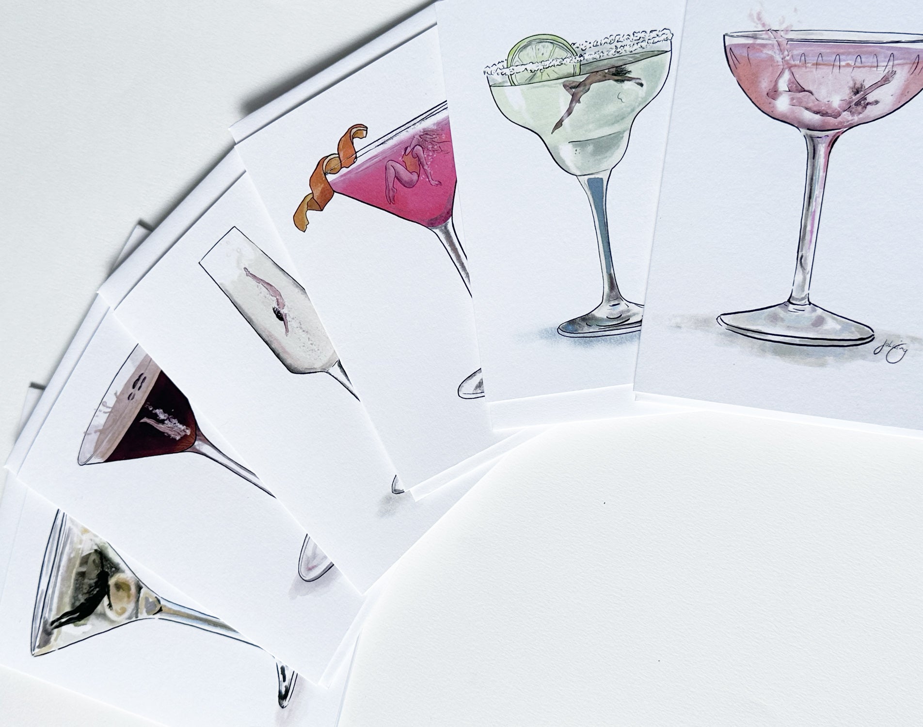 Cocktail Greeting Cards