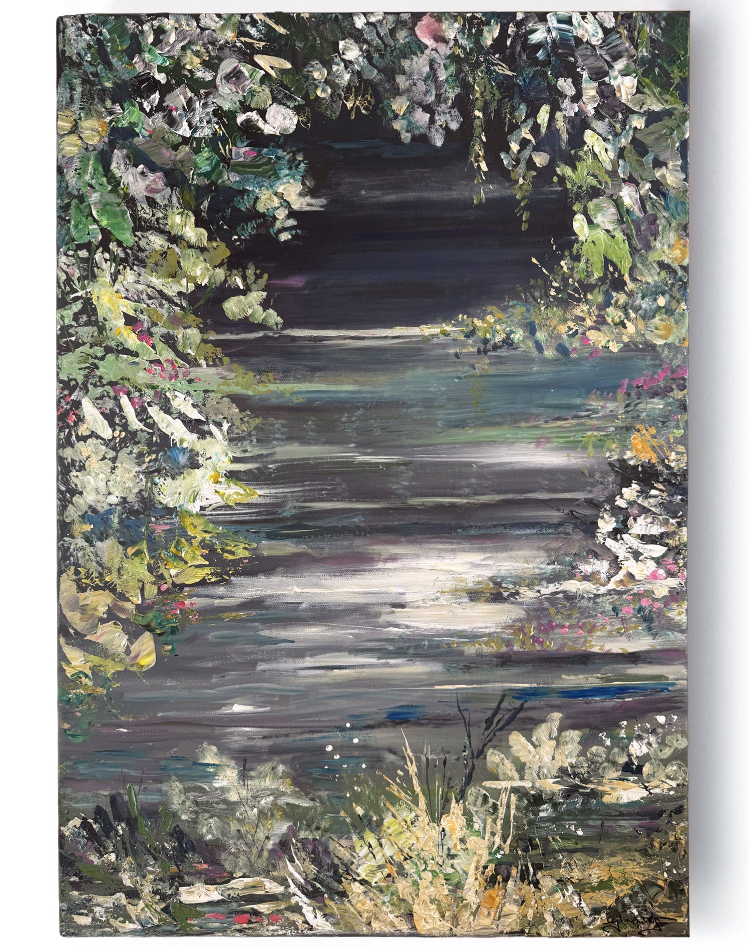 Night Veil - Acrylic on Canvas