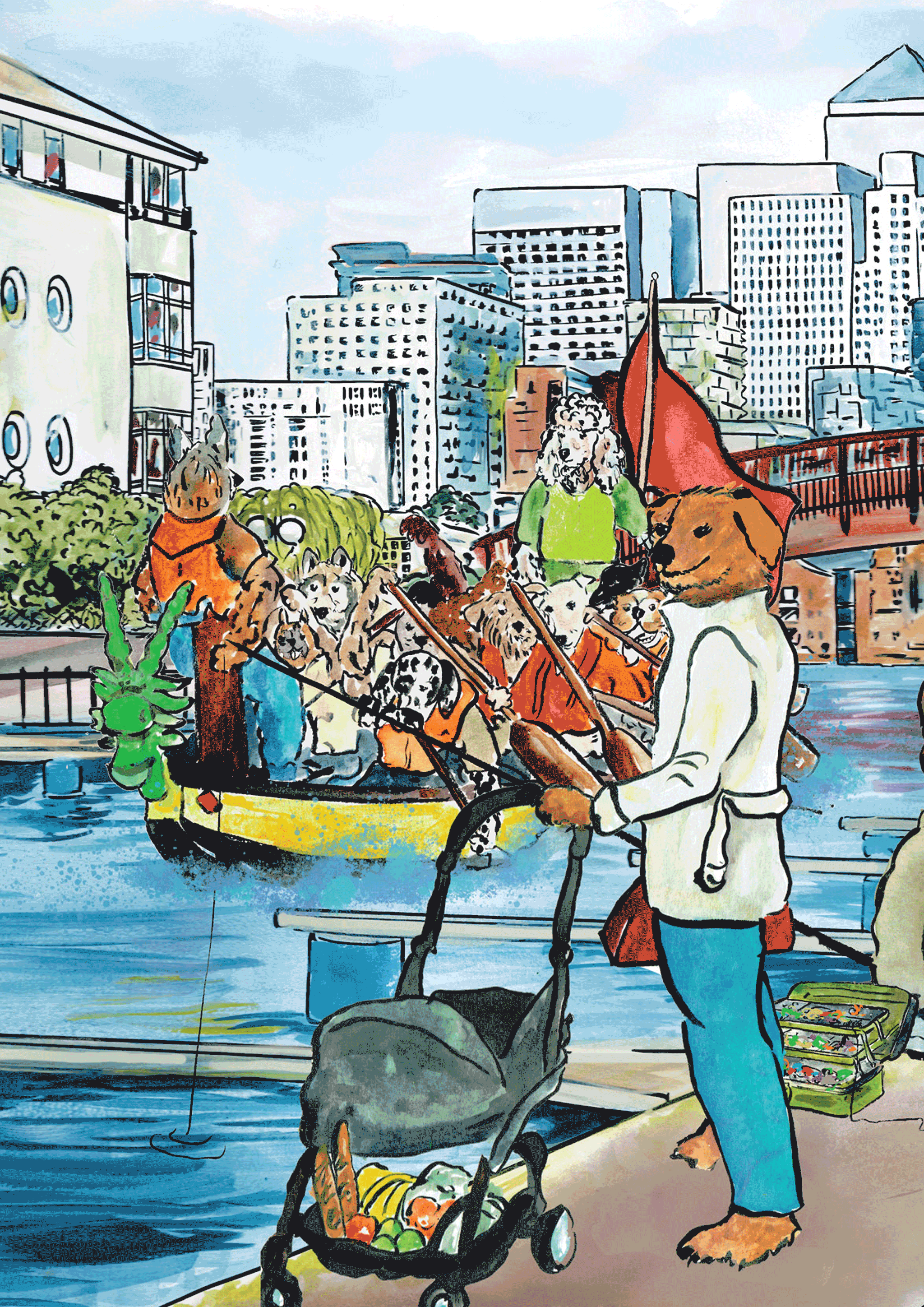 Isle of Dogs A3 - Unframed