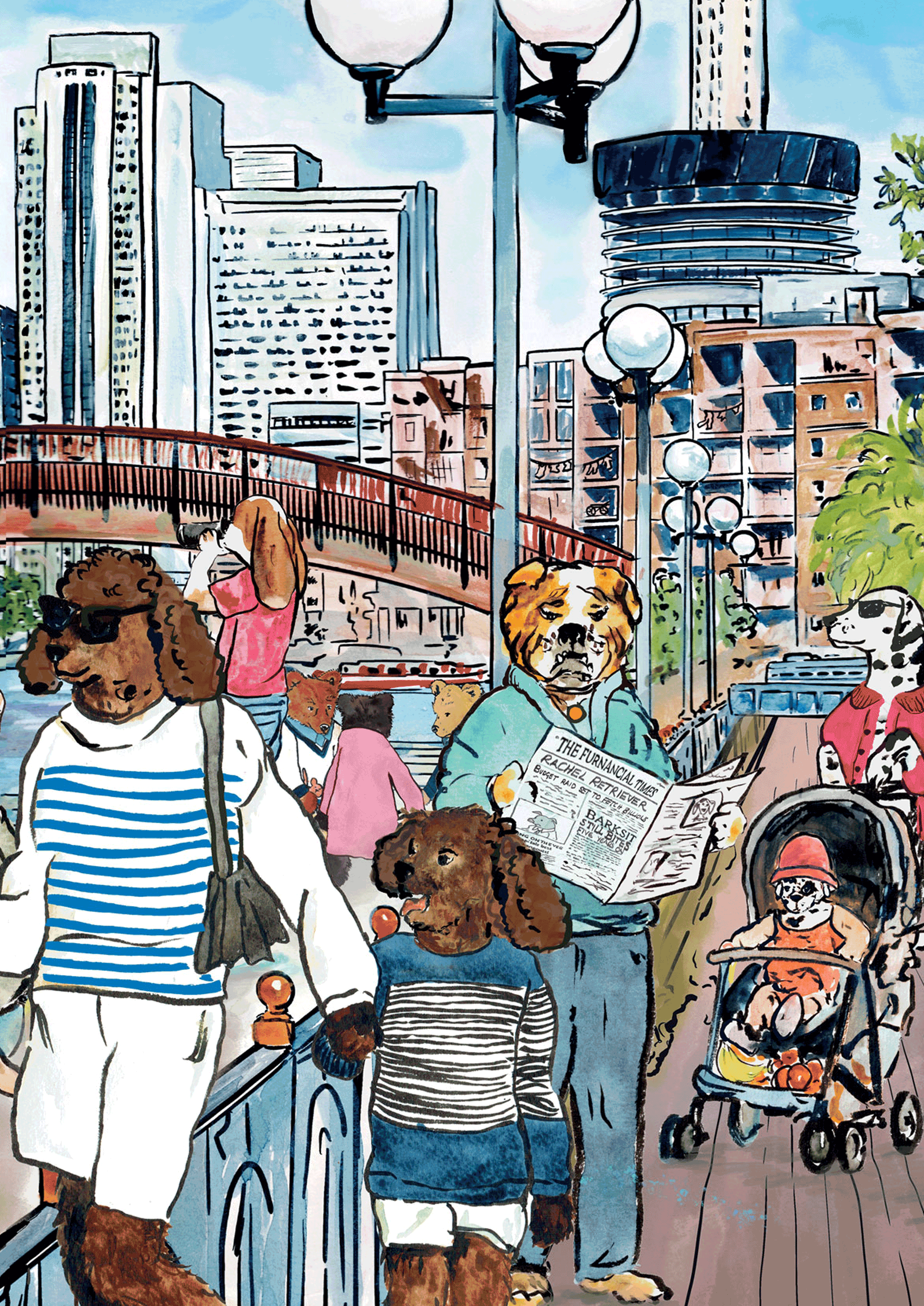 Isle of Dogs A3 - Unframed