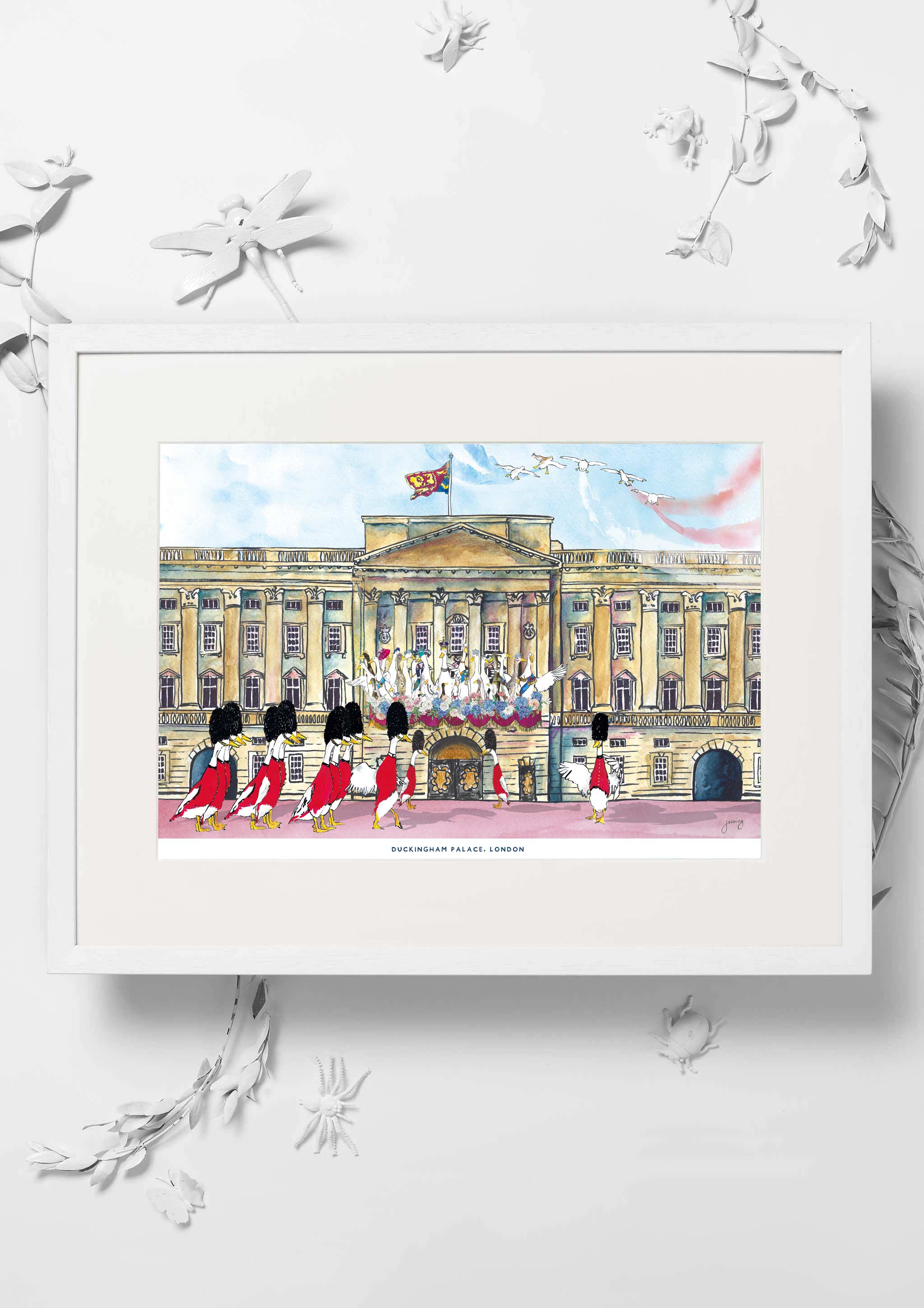 Duckingham Palace A3 - Unframed