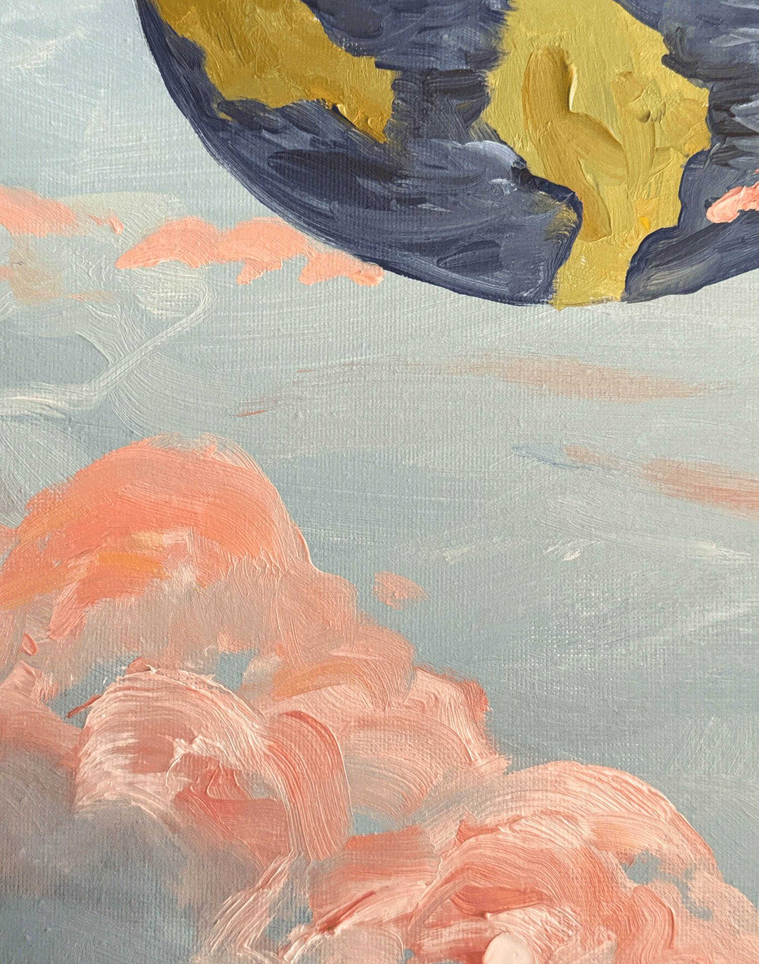 The World - Original Oil On Canvas