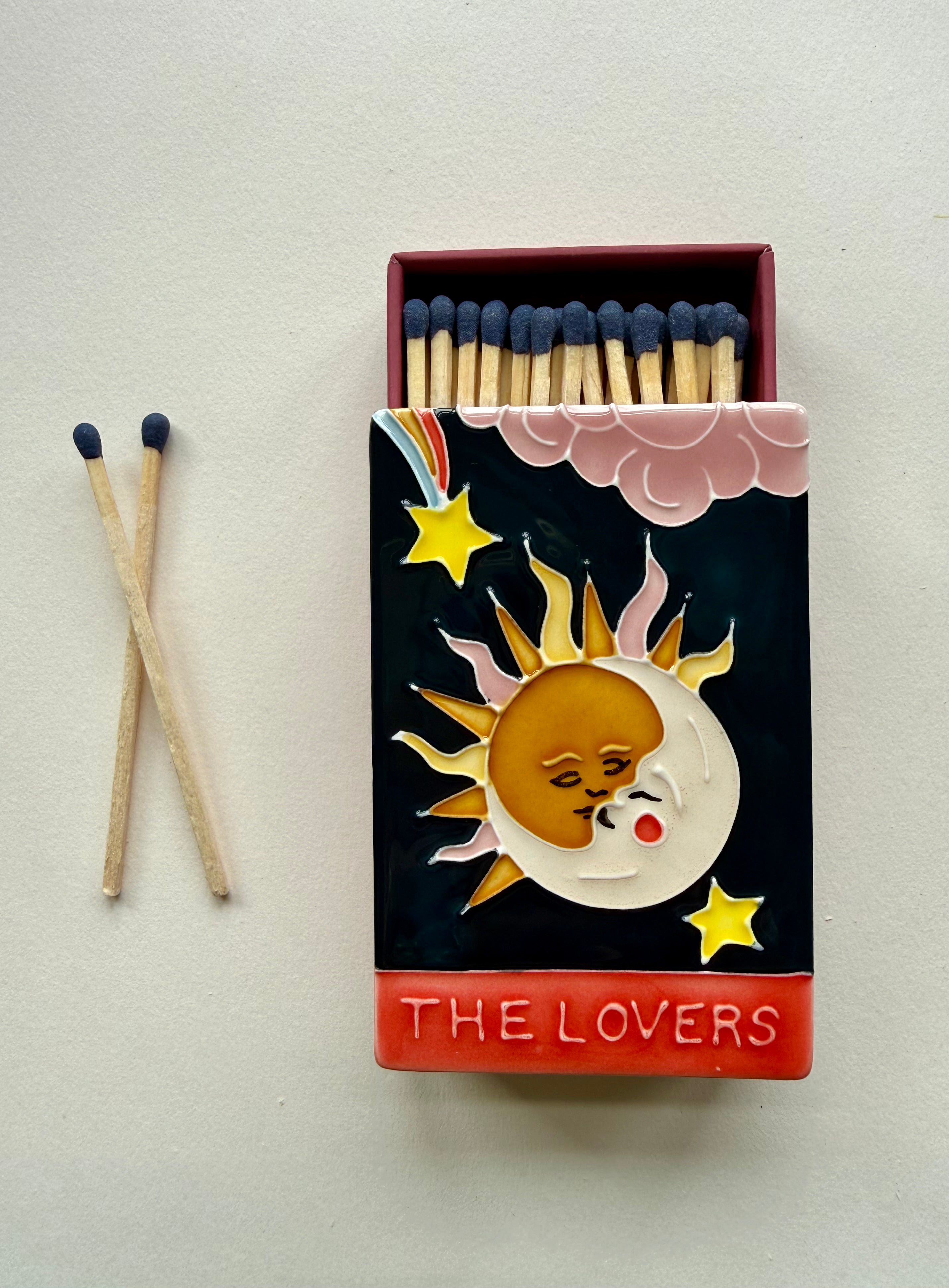 Sample C - The Lovers Ceramic Matchbox