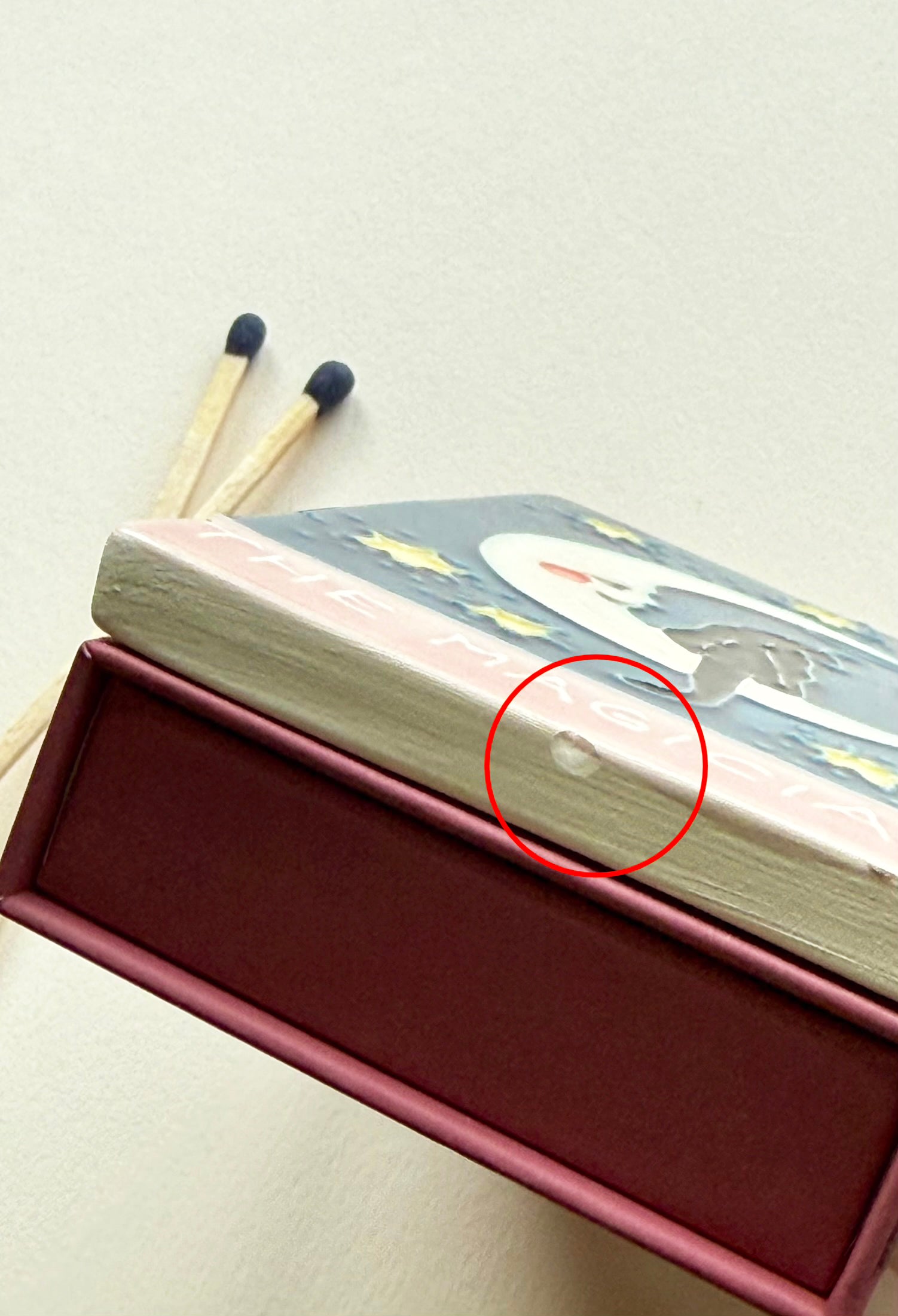 Sample A - The Magician Ceramic Matchbox