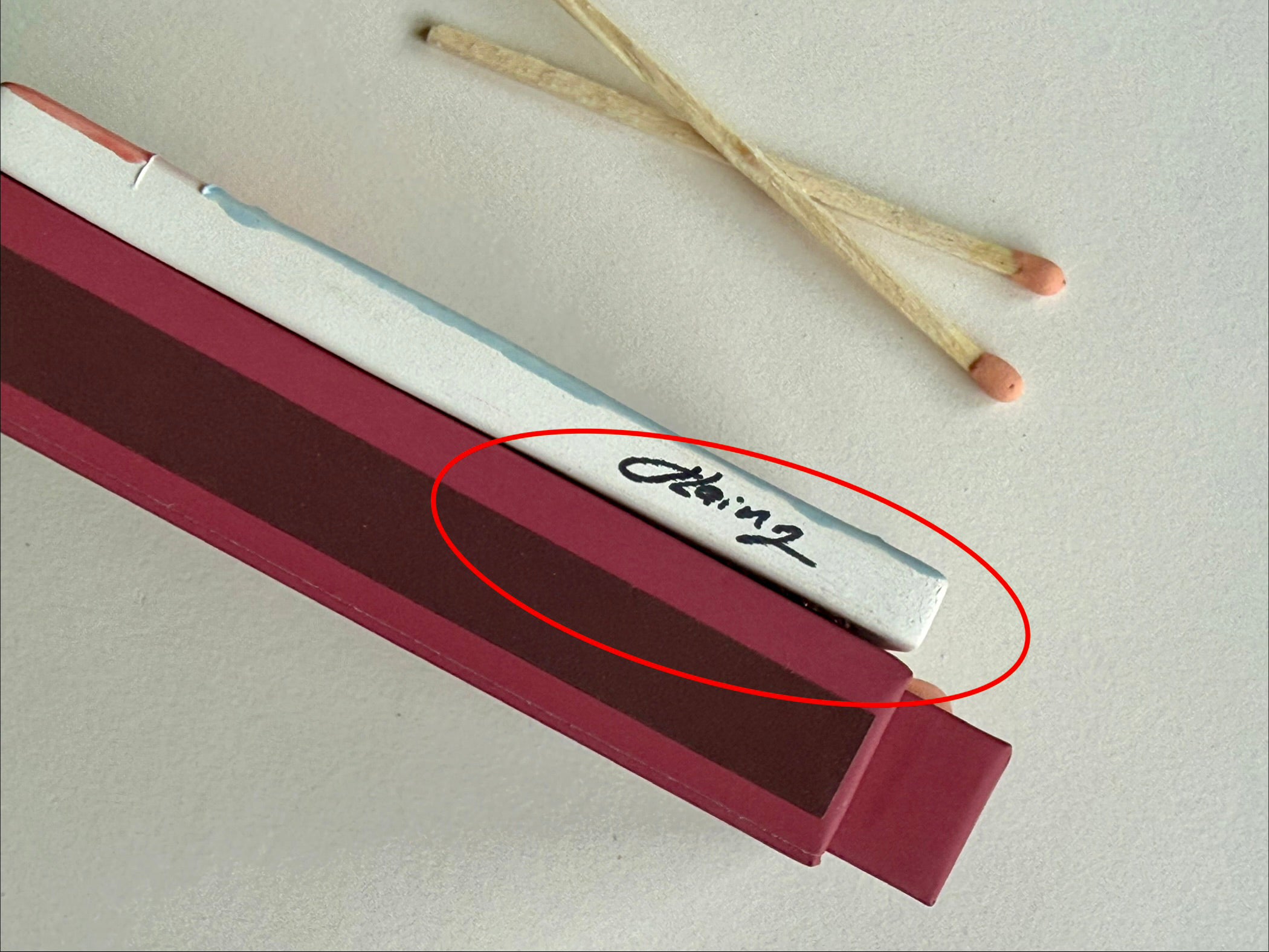 Sample - Strength Ceramic Matchbox