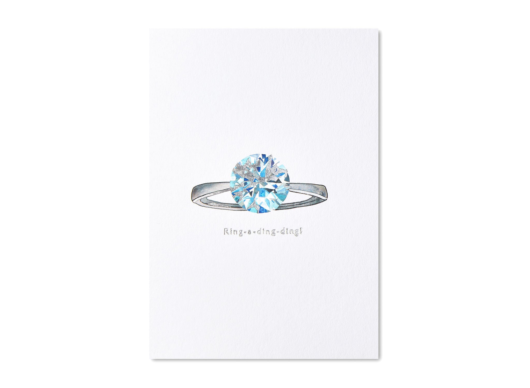 Jo Laing - Engagement Congratulations Greeting Card - luxury stationery made in England