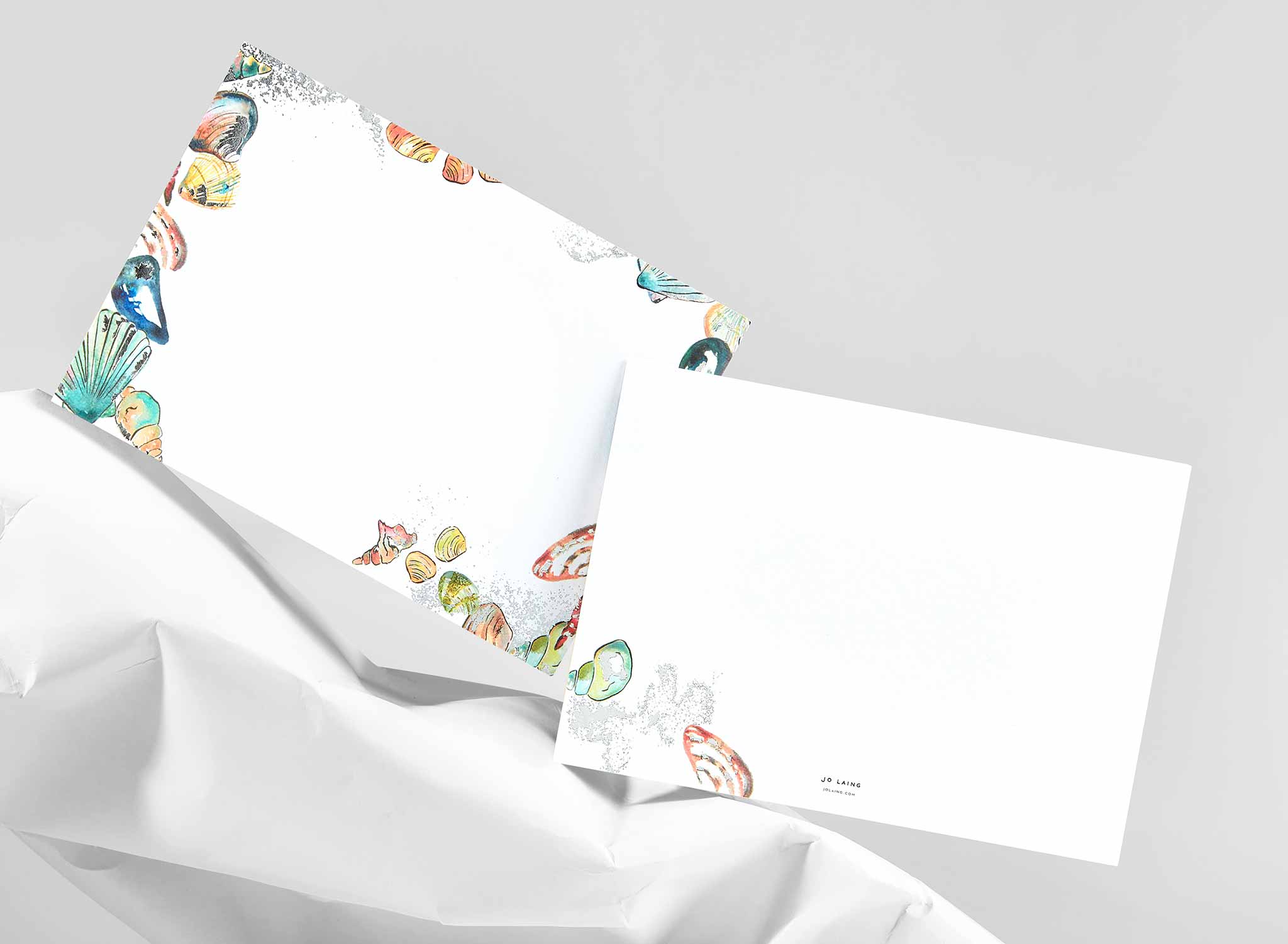 Luxury Beachcombing Correspondence Cards