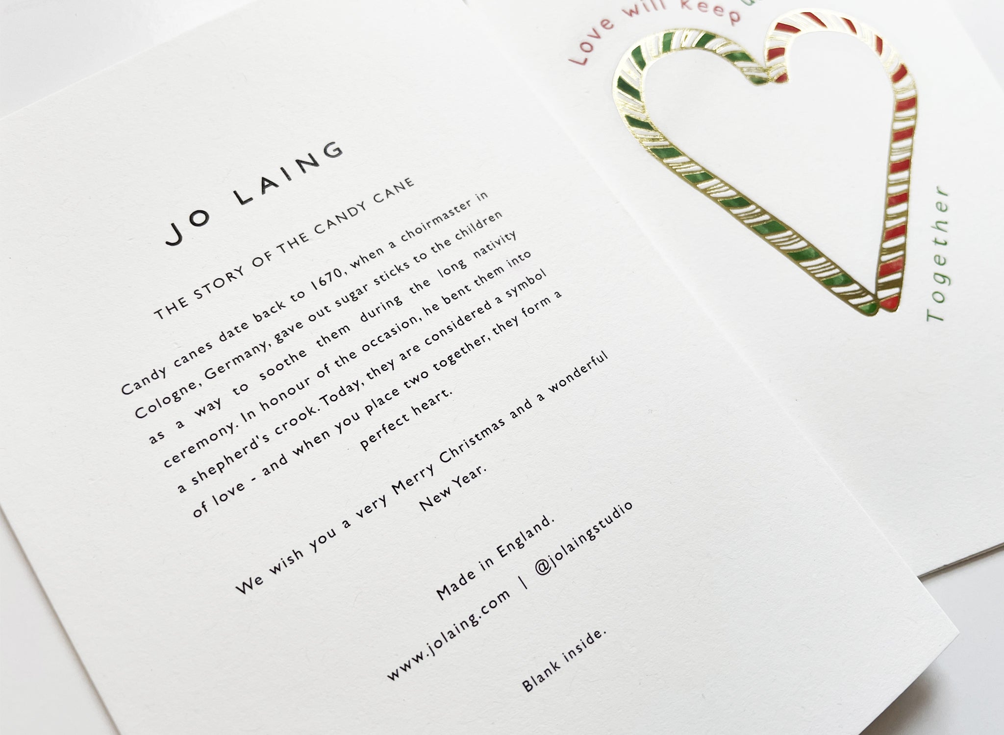 Love Will Keep Us Together Christmas Cards