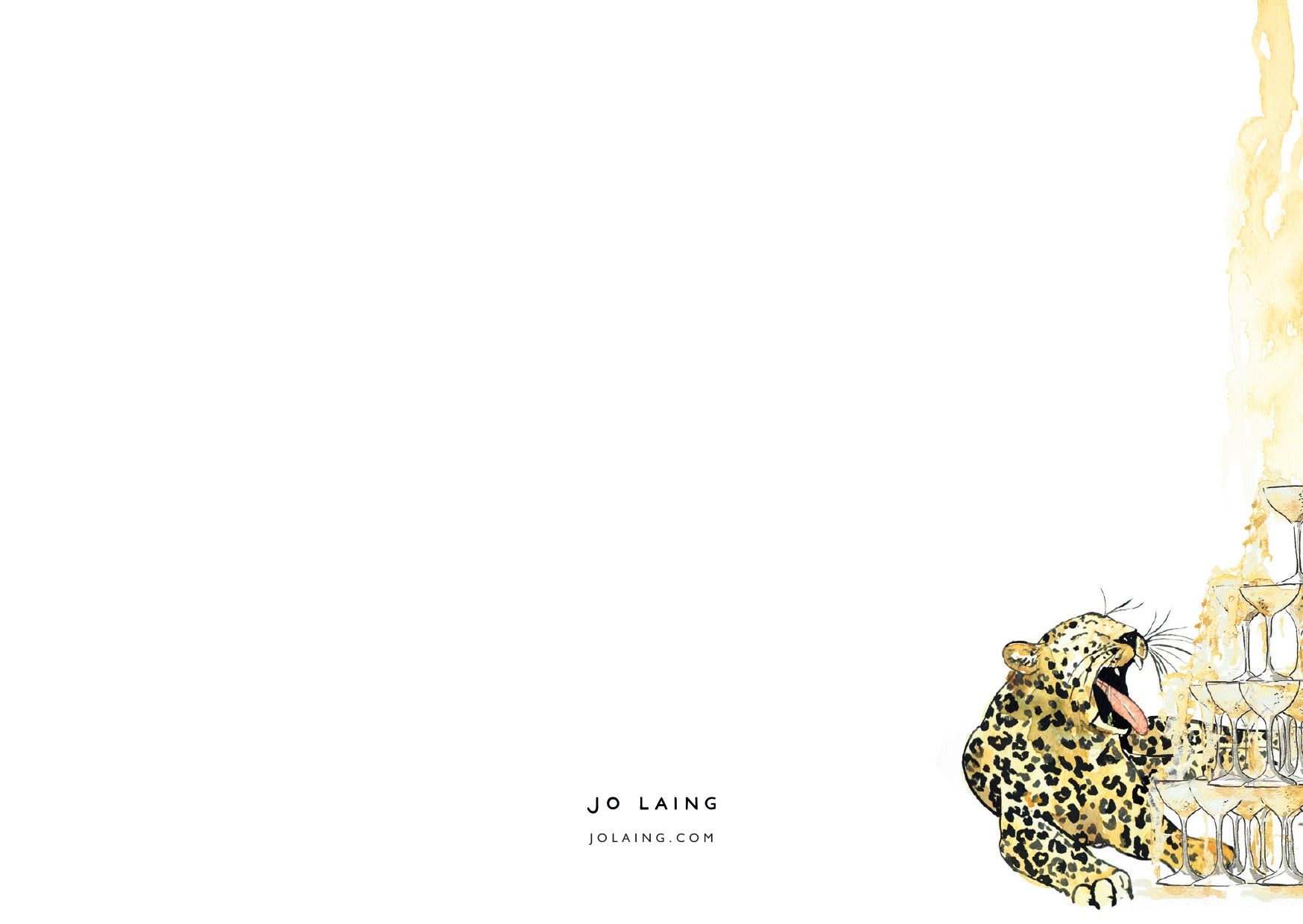 Yes, to Champagne Notecards