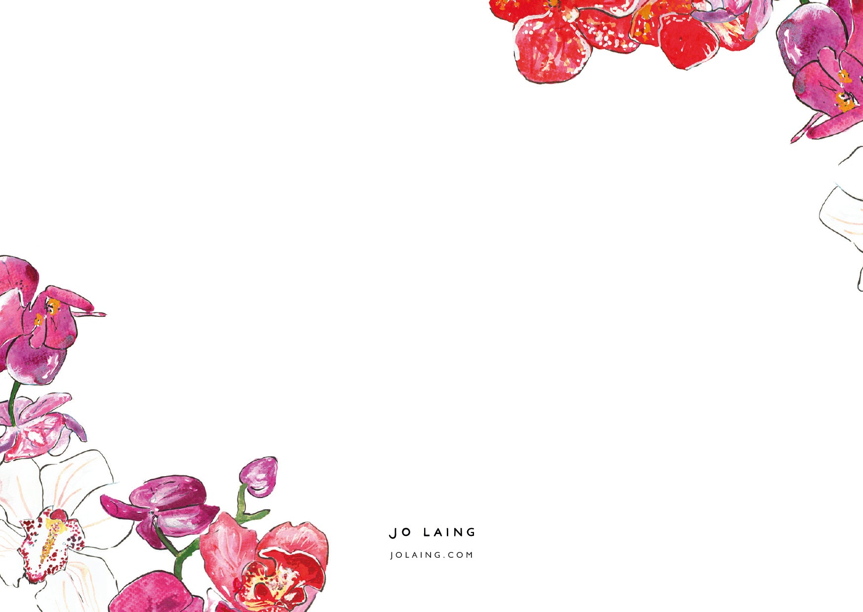 Orchids Notecards