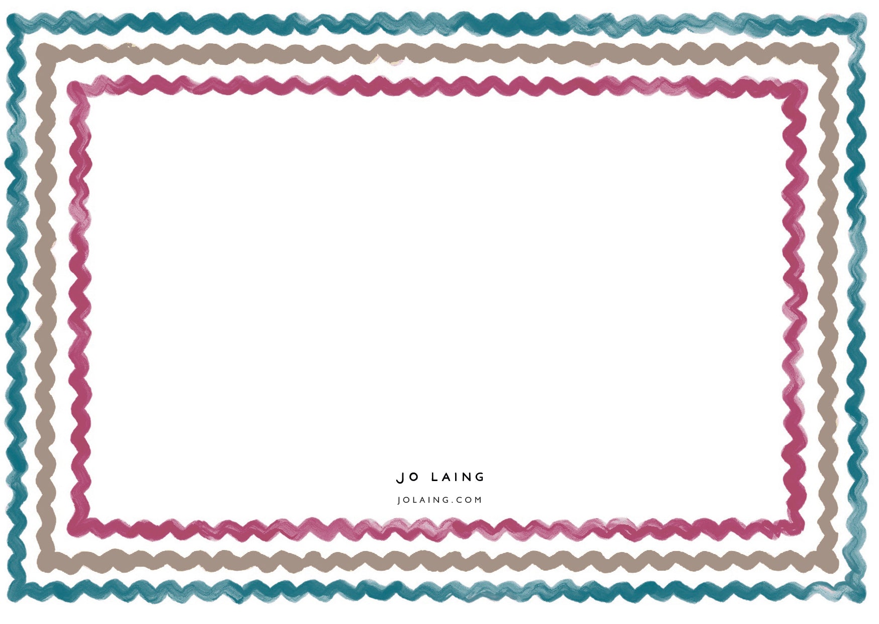 Jo Laing Bespoke Luxury Stationery Collection, Personalised with your name and Address