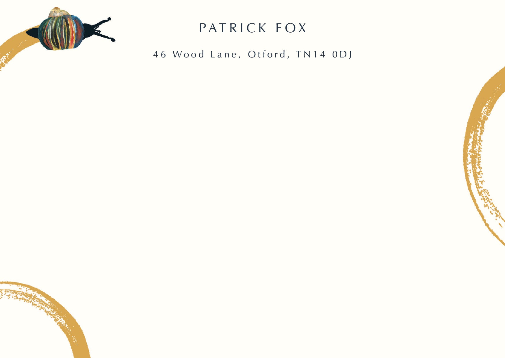 Jo Laing Bespoke Luxury Stationery Collection, Personalised with your name and Address