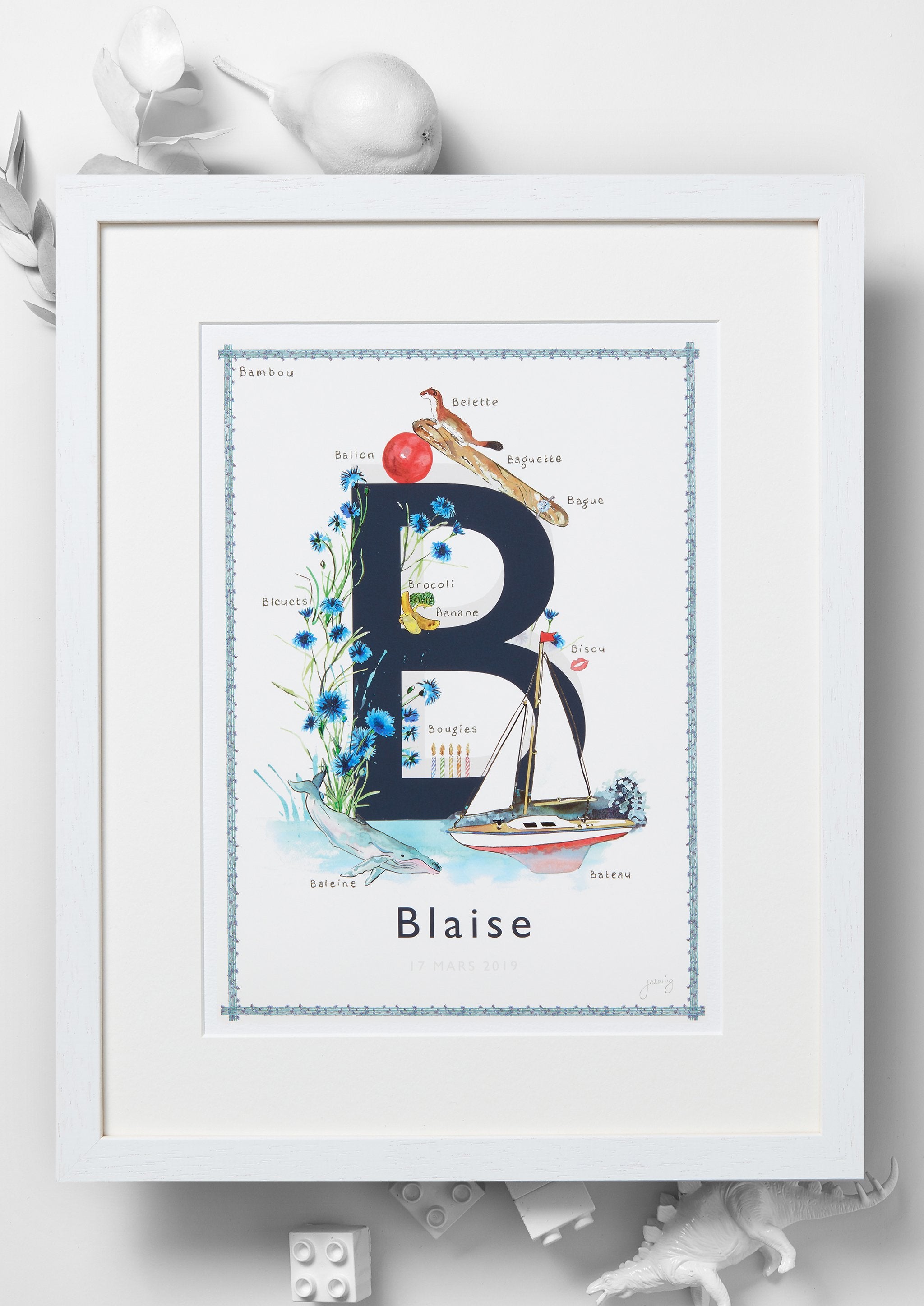 Jo Laing - Giclée Fine Art Print - French Nursery Art and Illustration