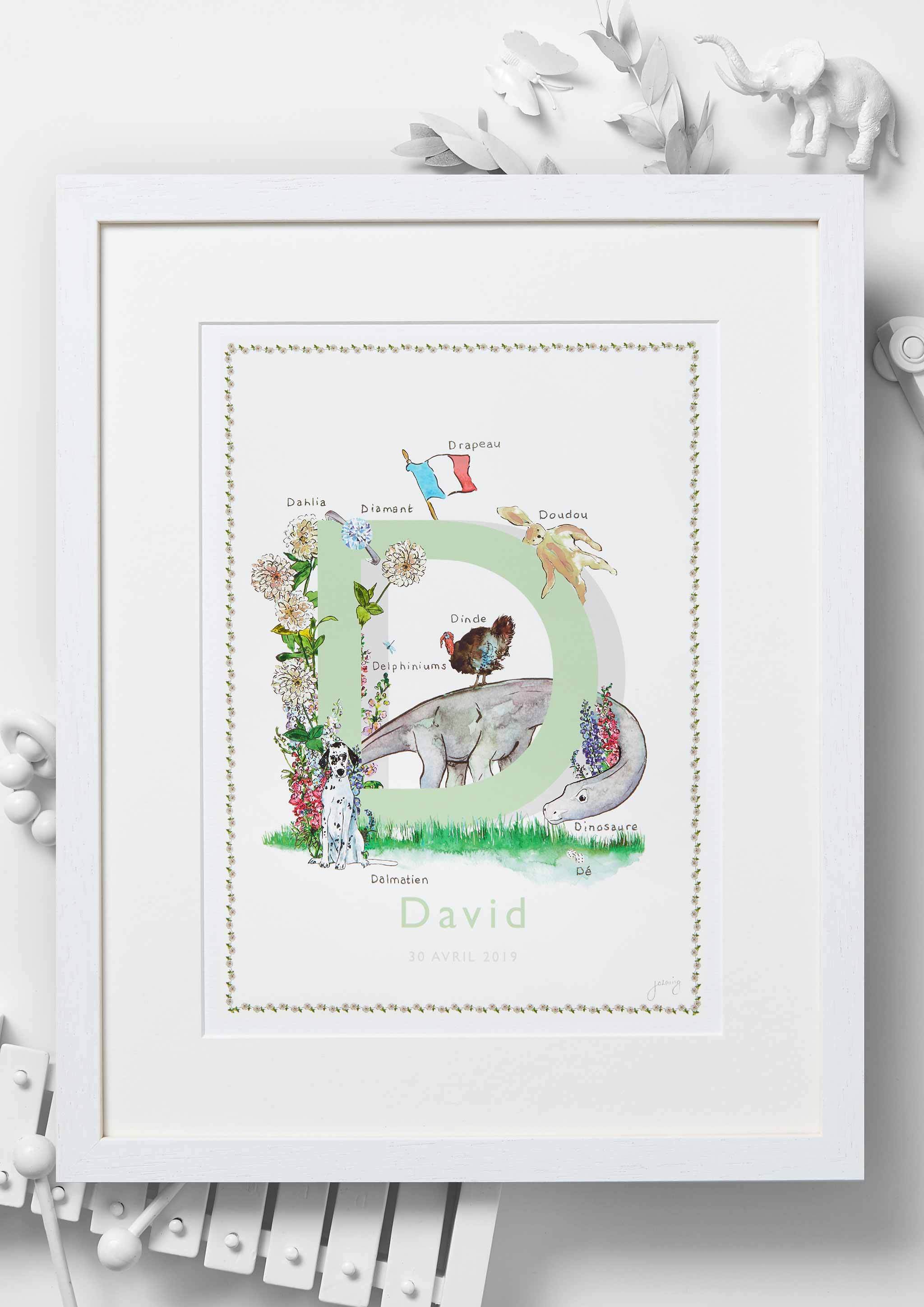 Jo Laing - Giclée Fine Art Print - French Nursery Art and Illustration