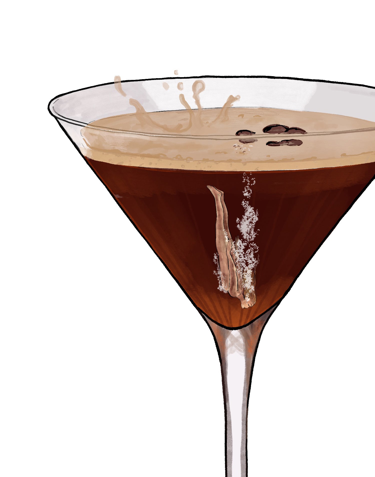 Martini Time Art Print