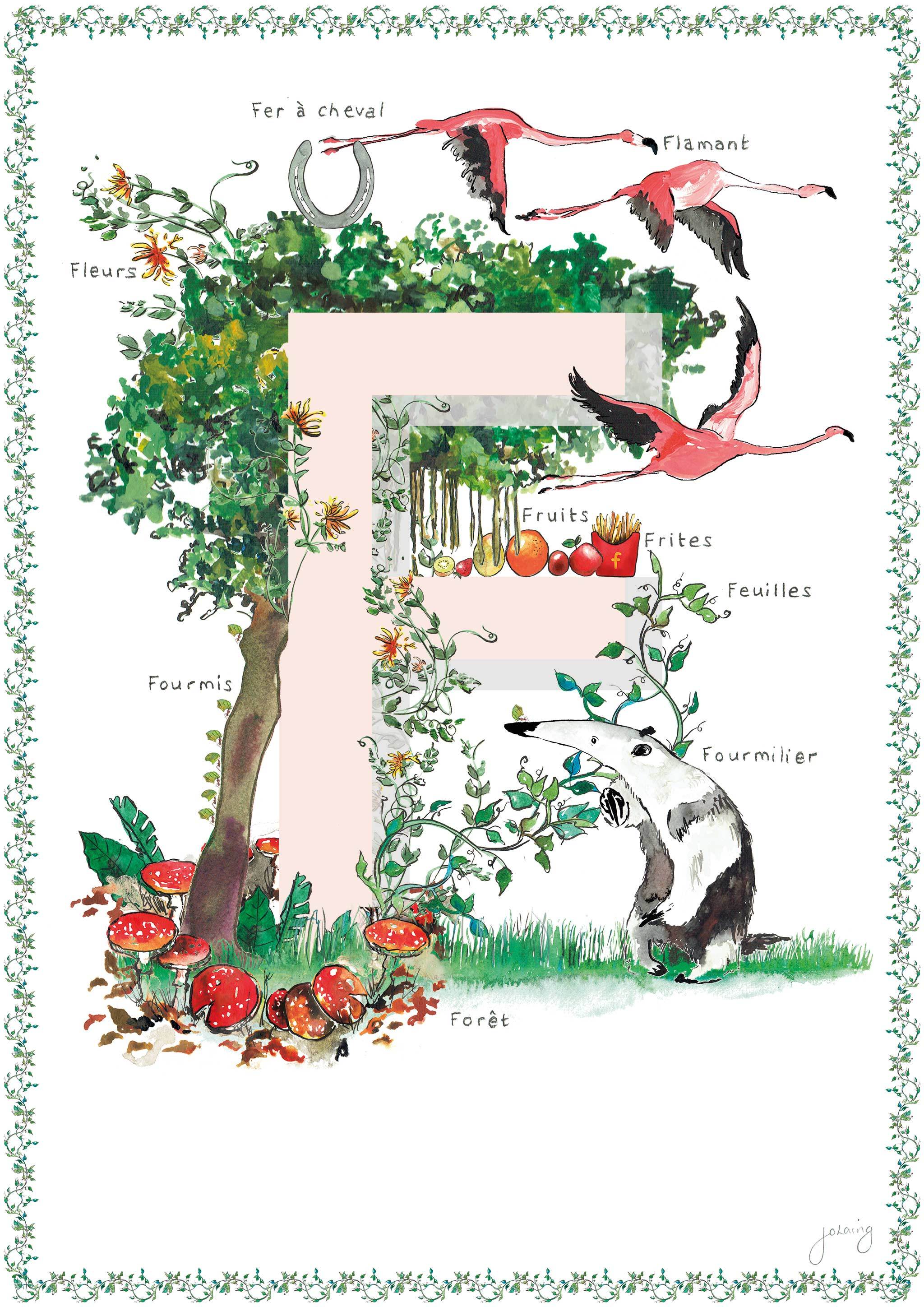 Jo Laing - Giclée Fine Art Print - French Nursery Art and Illustration