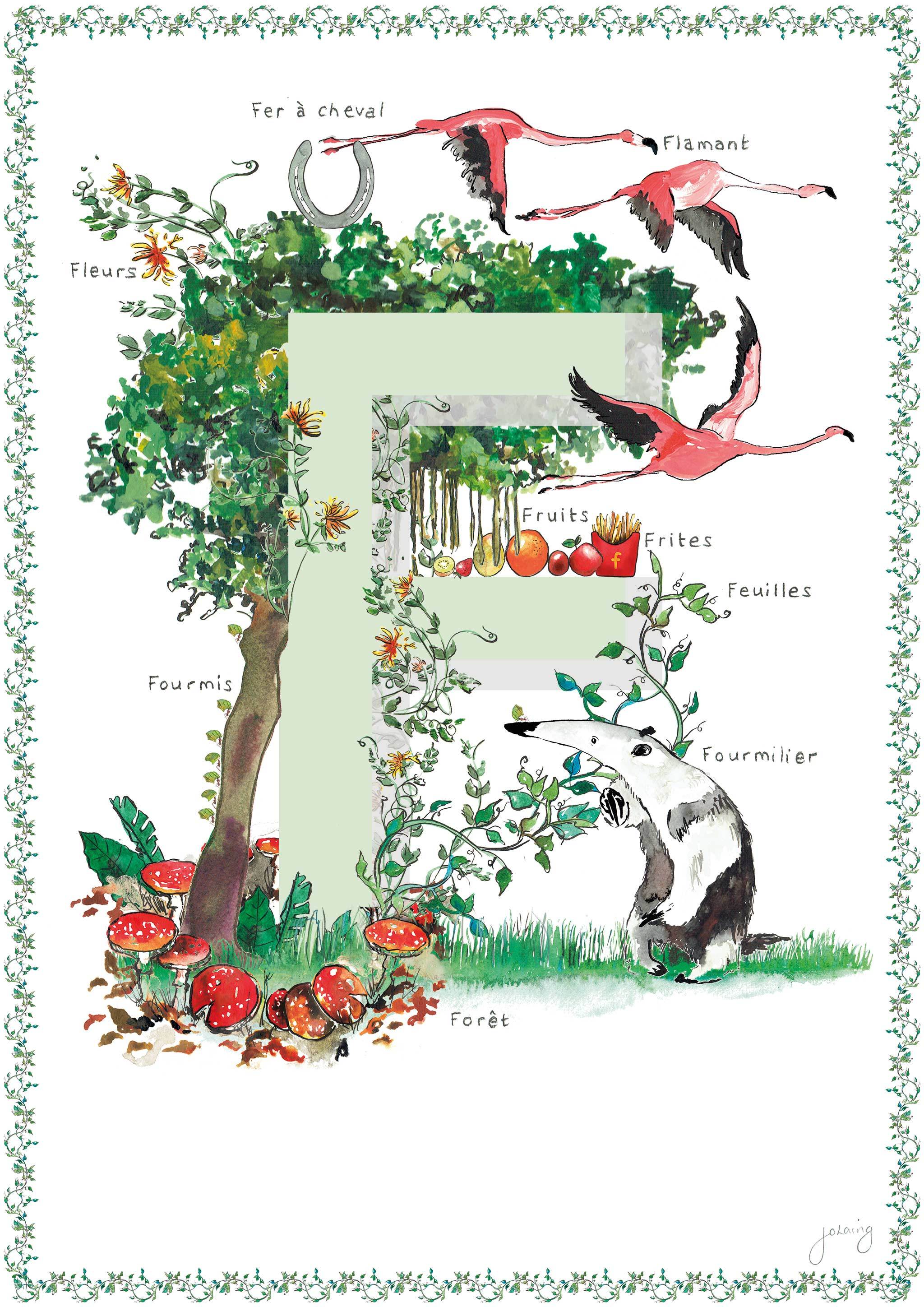Jo Laing - Giclée Fine Art Print - French Nursery Art and Illustration