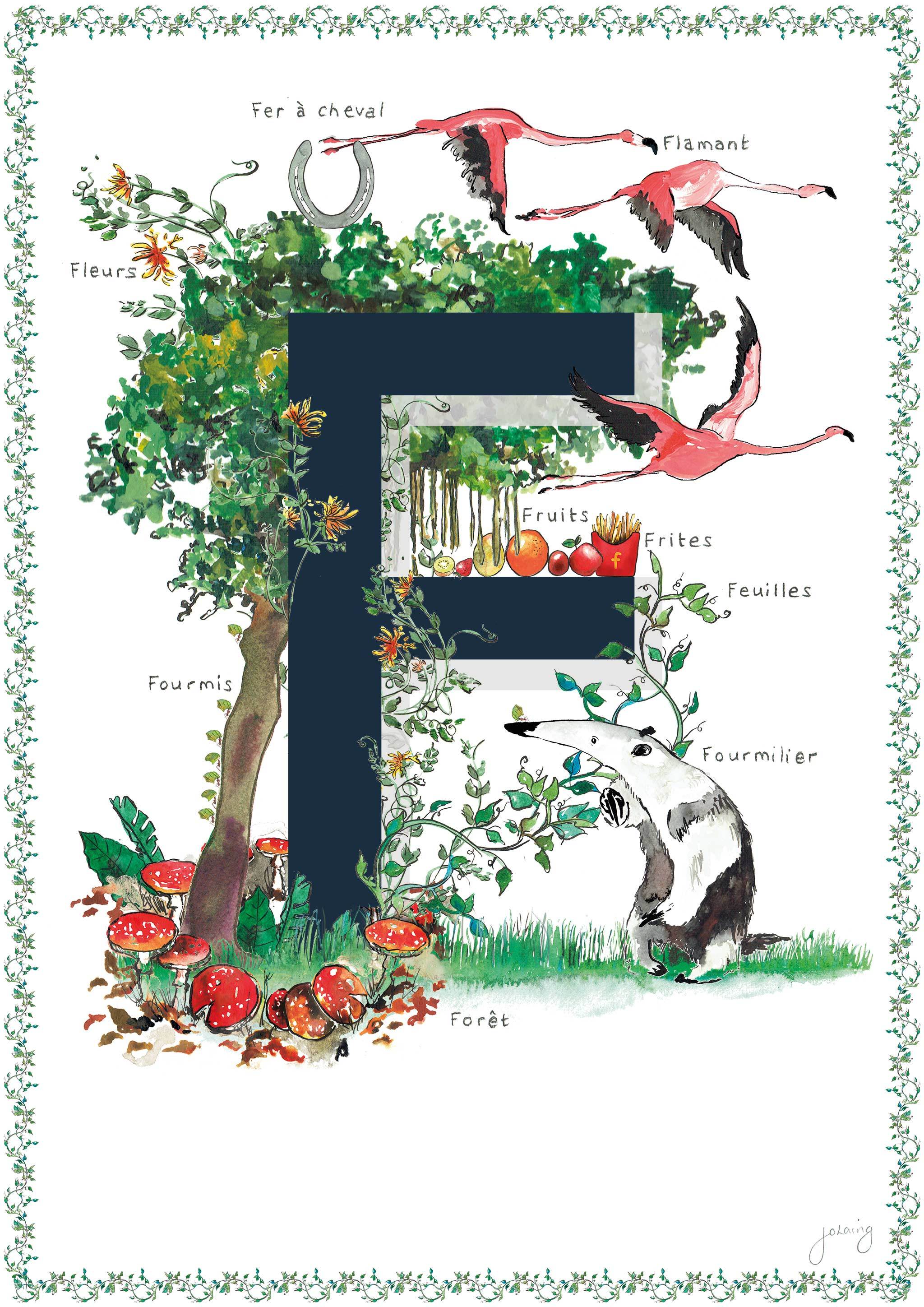 Jo Laing - Giclée Fine Art Print - French Nursery Art and Illustration