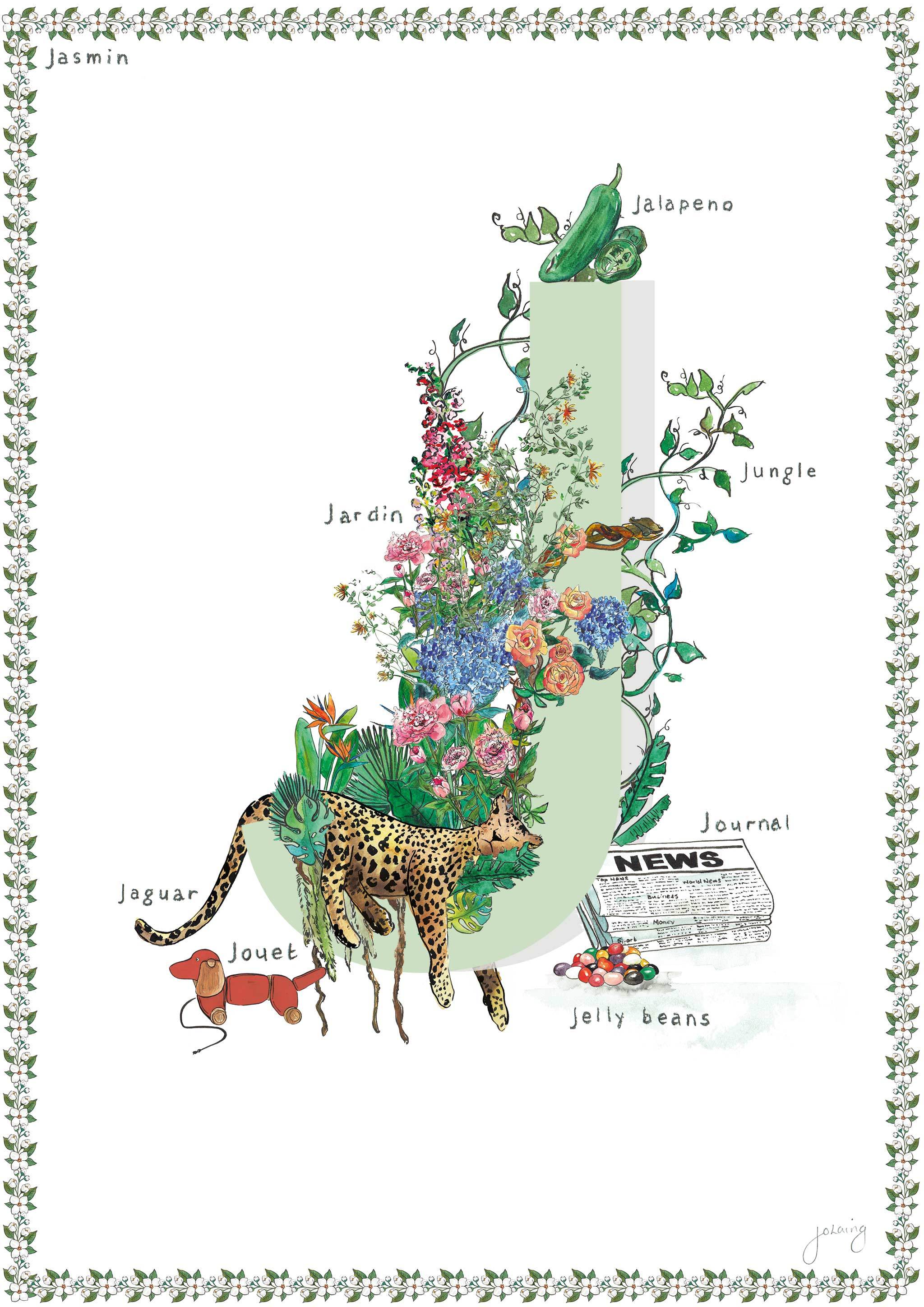 Jo Laing - Giclée Fine Art Print - French Nursery Art and Illustration