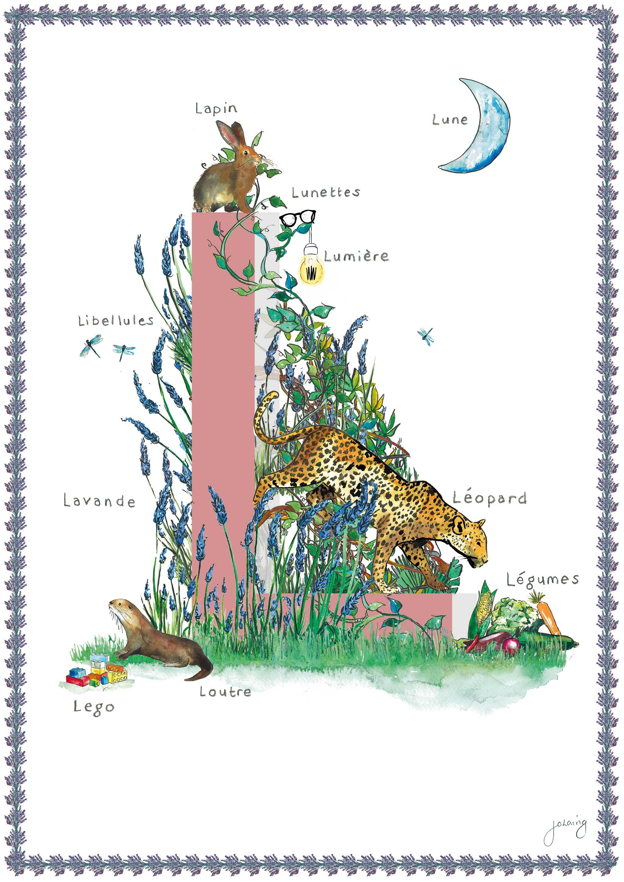 Jo Laing - Giclée Fine Art Print - French Nursery Art and Illustration