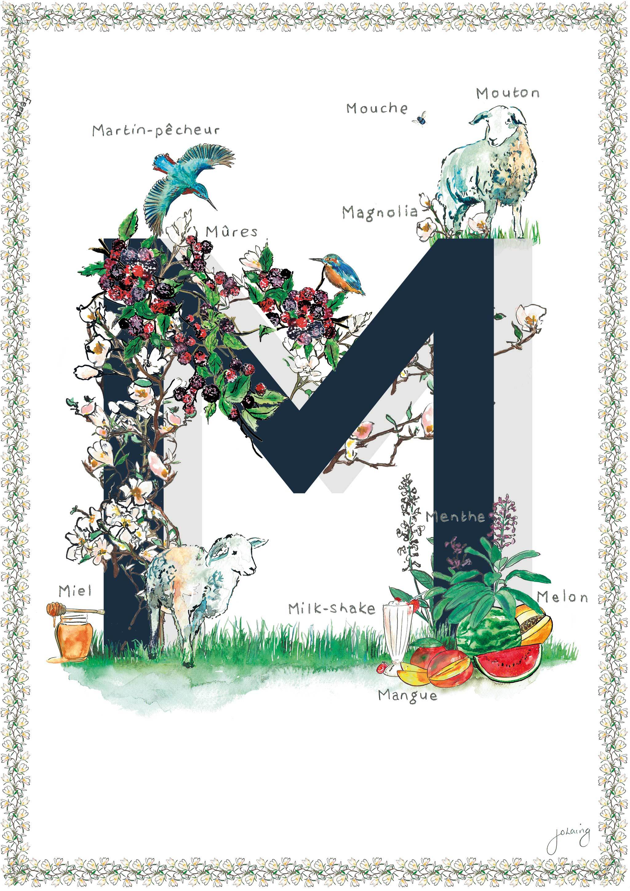 Jo Laing - Giclée Fine Art Print - French Nursery Art and Illustration