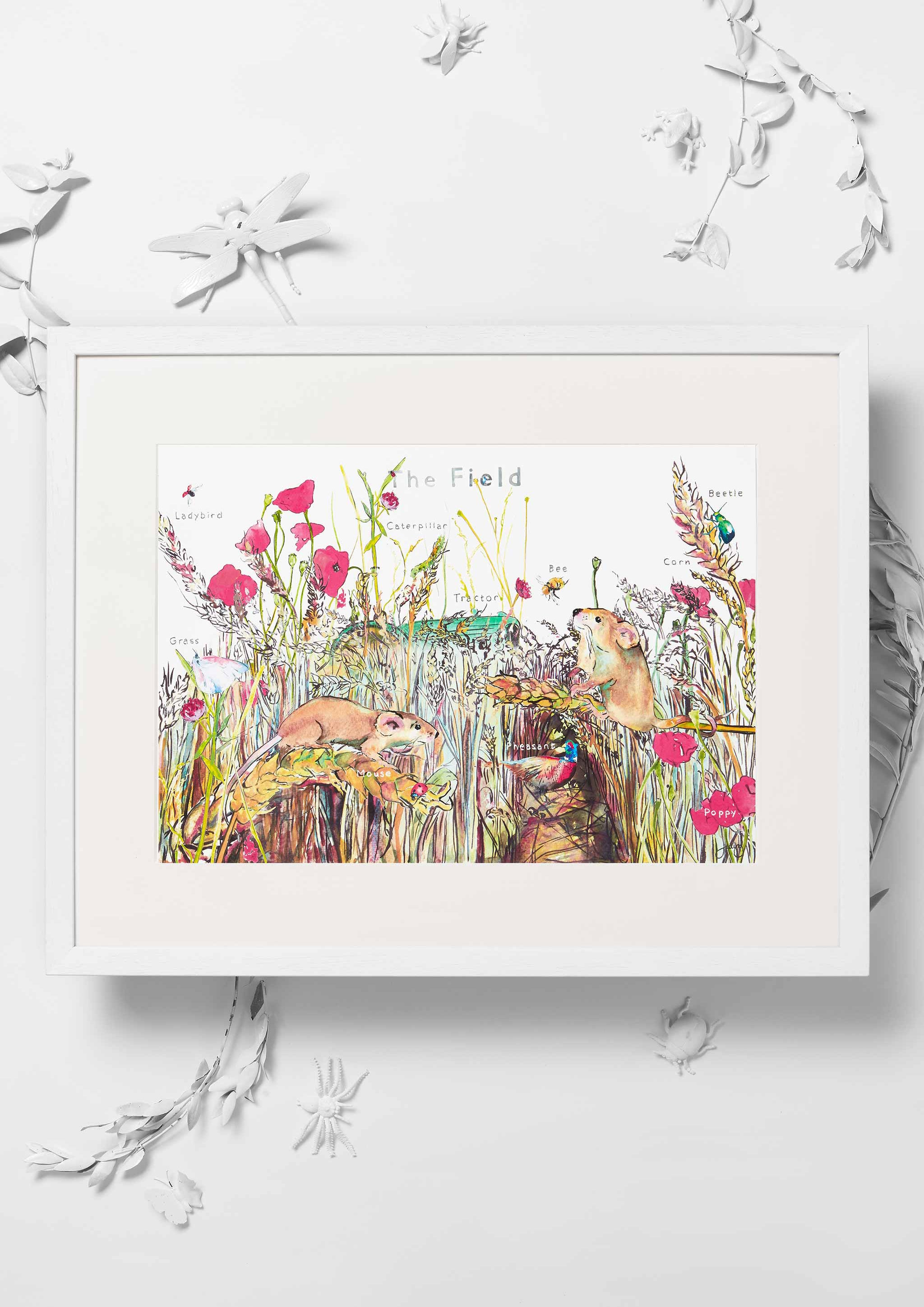 Jo Laing - Giclée Fine Art Print - The Field Nursery Art Print