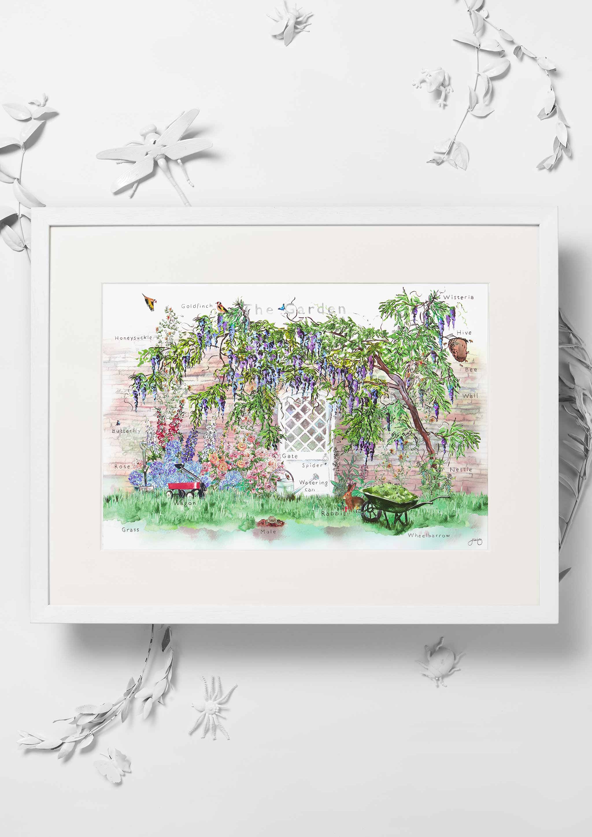 Jo Laing - Giclée Fine Art Print - The Field Garden Art Print