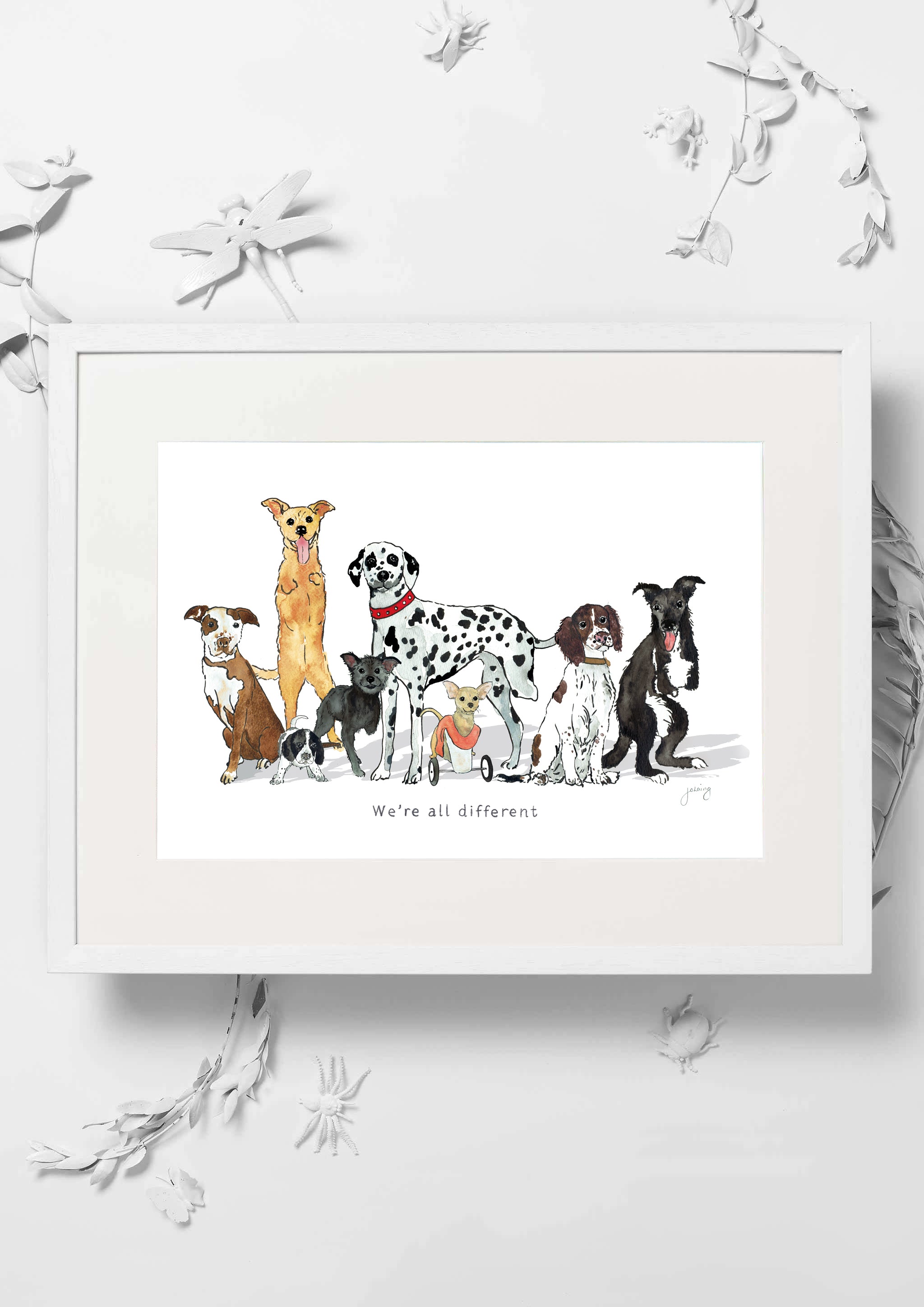 'We're All Different' Reach Charity Print