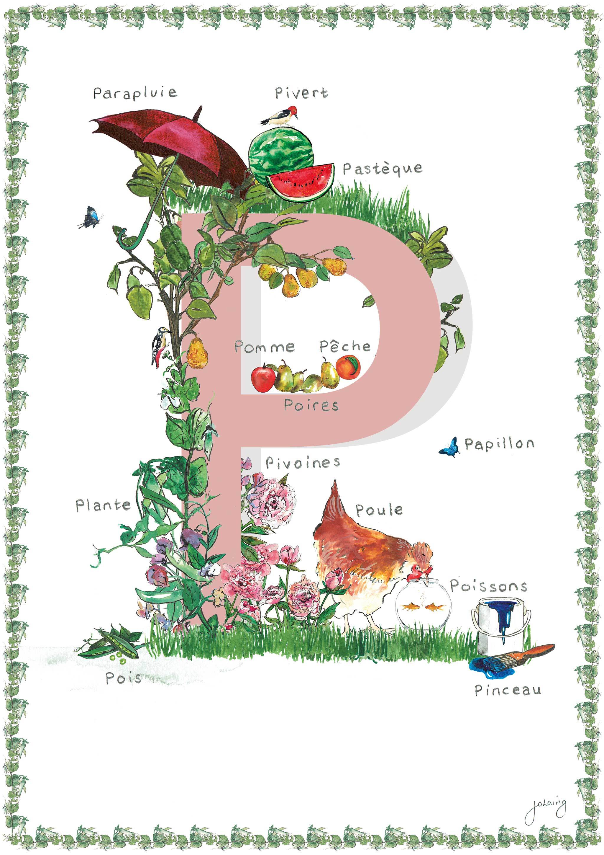 Jo Laing - Giclée Fine Art Print - French Nursery Art and Illustration