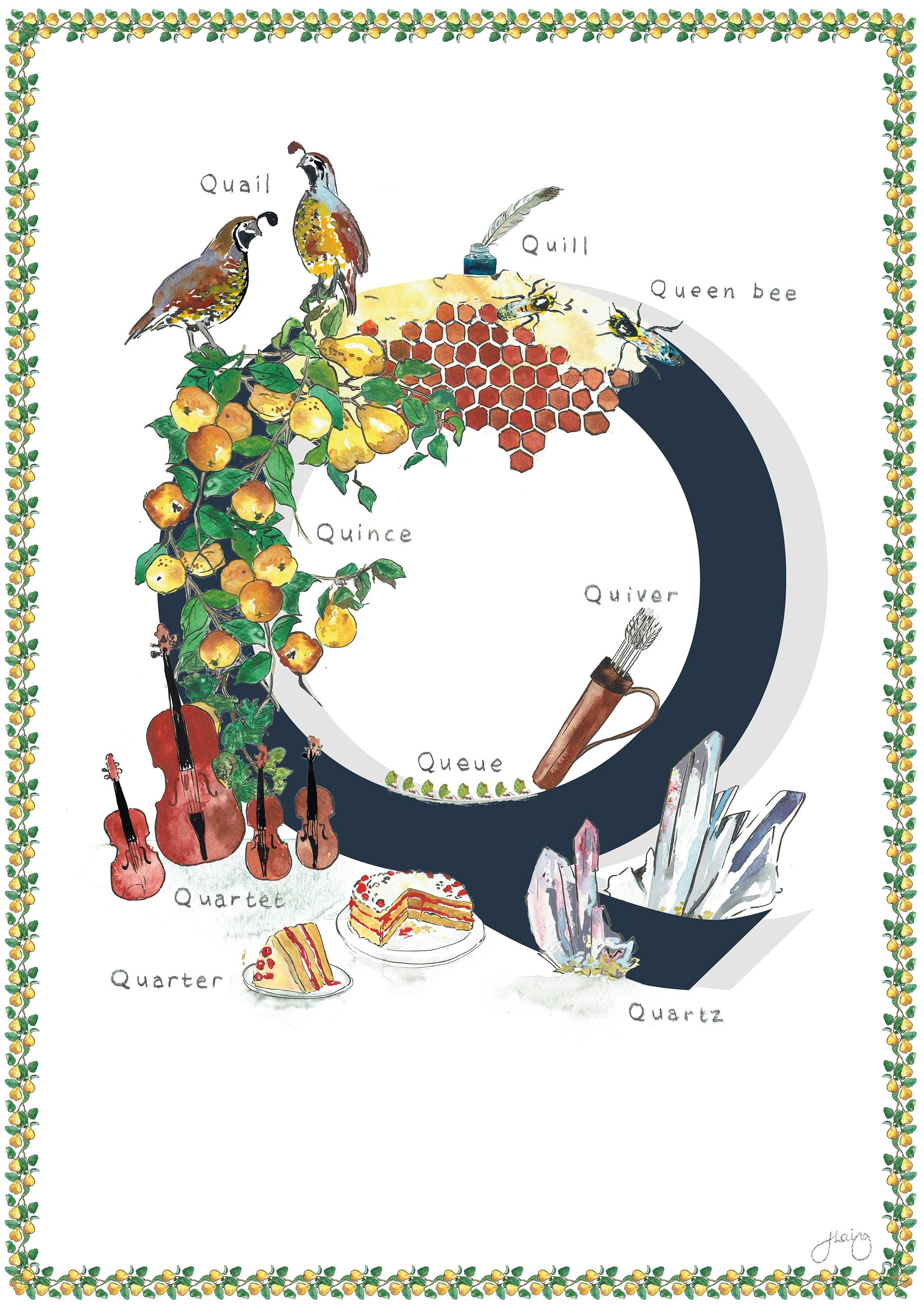 Jo Laing - Giclée Fine Art Print - Nursery Art and Illustration made in England