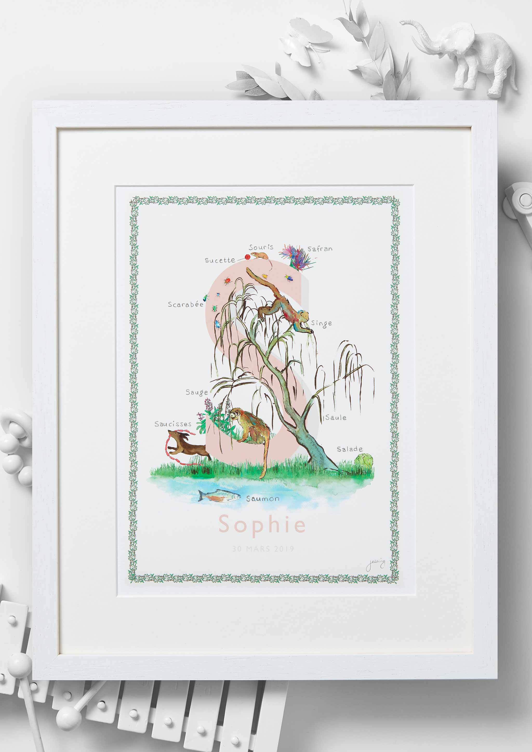 Jo Laing - Giclée Fine Art Print - French Nursery Art and Illustration
