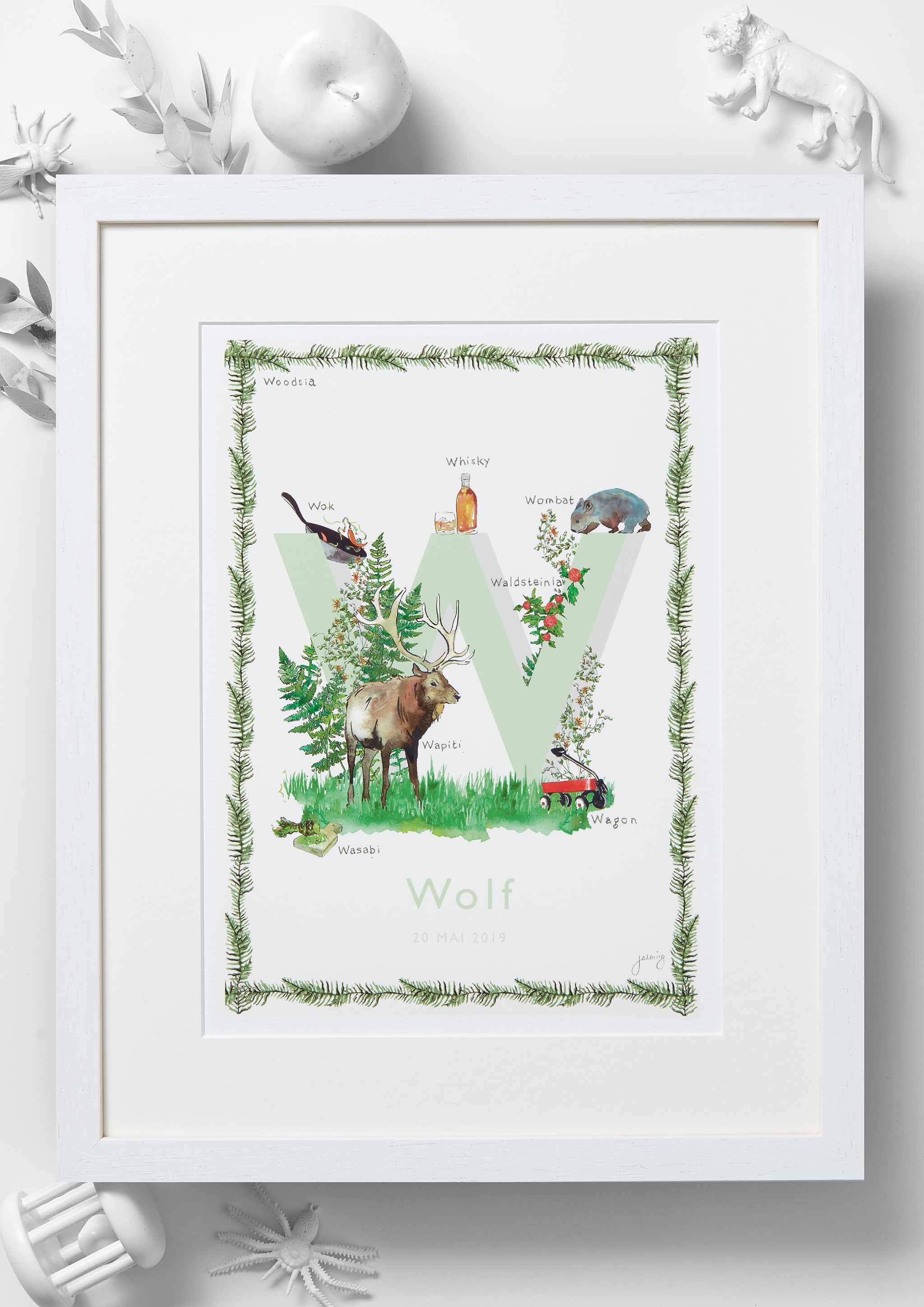 Jo Laing - Giclée Fine Art Print - French Nursery Art and Illustration