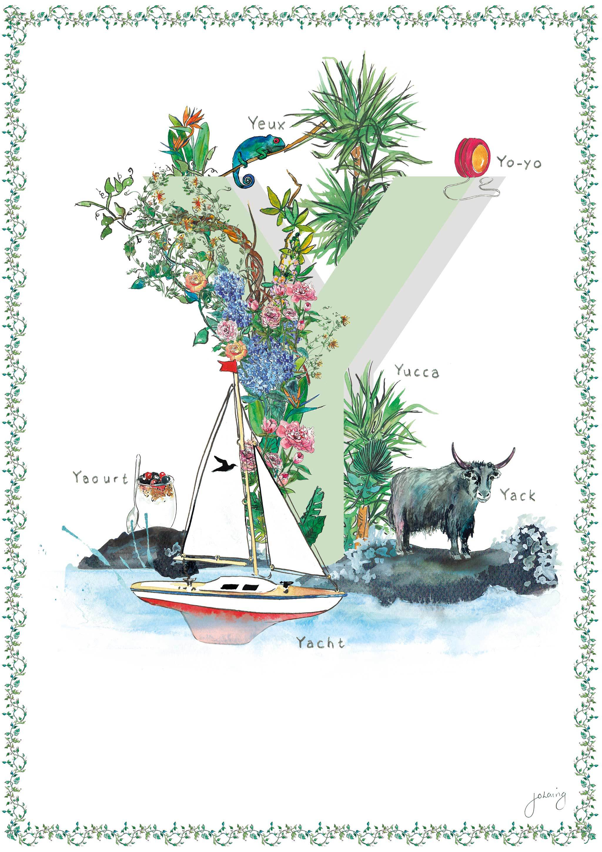 Jo Laing - Giclée Fine Art Print - French Nursery Art and Illustration