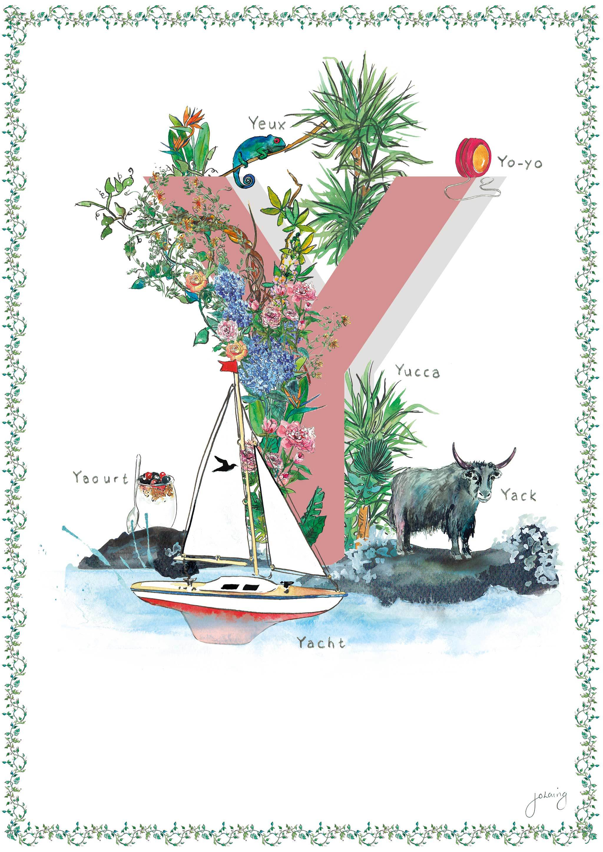Jo Laing - Giclée Fine Art Print - French Nursery Art and Illustration