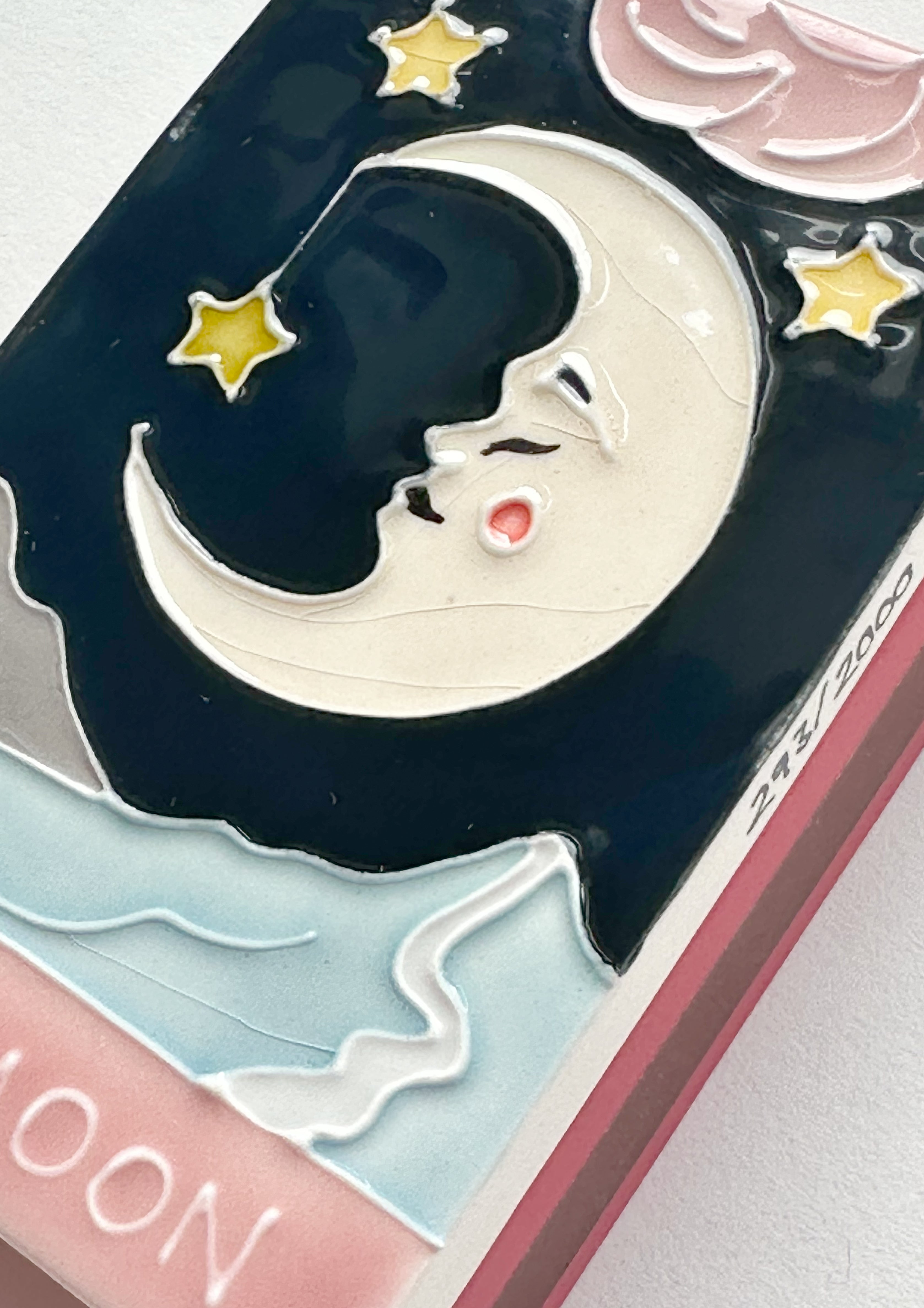 SAMPLE The Moon Ceramic Matchbox - b