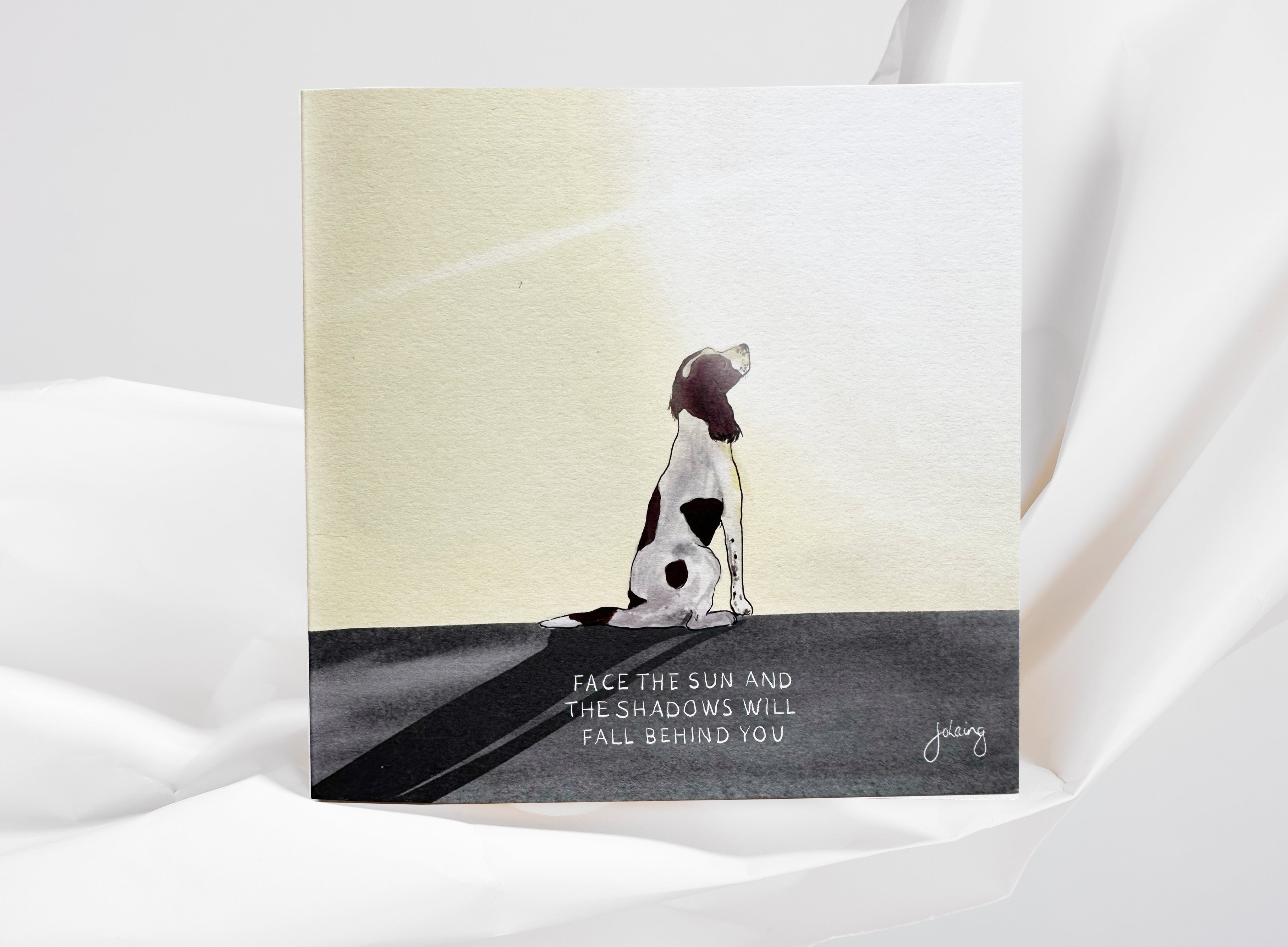 Face the Shadows Greeting Card