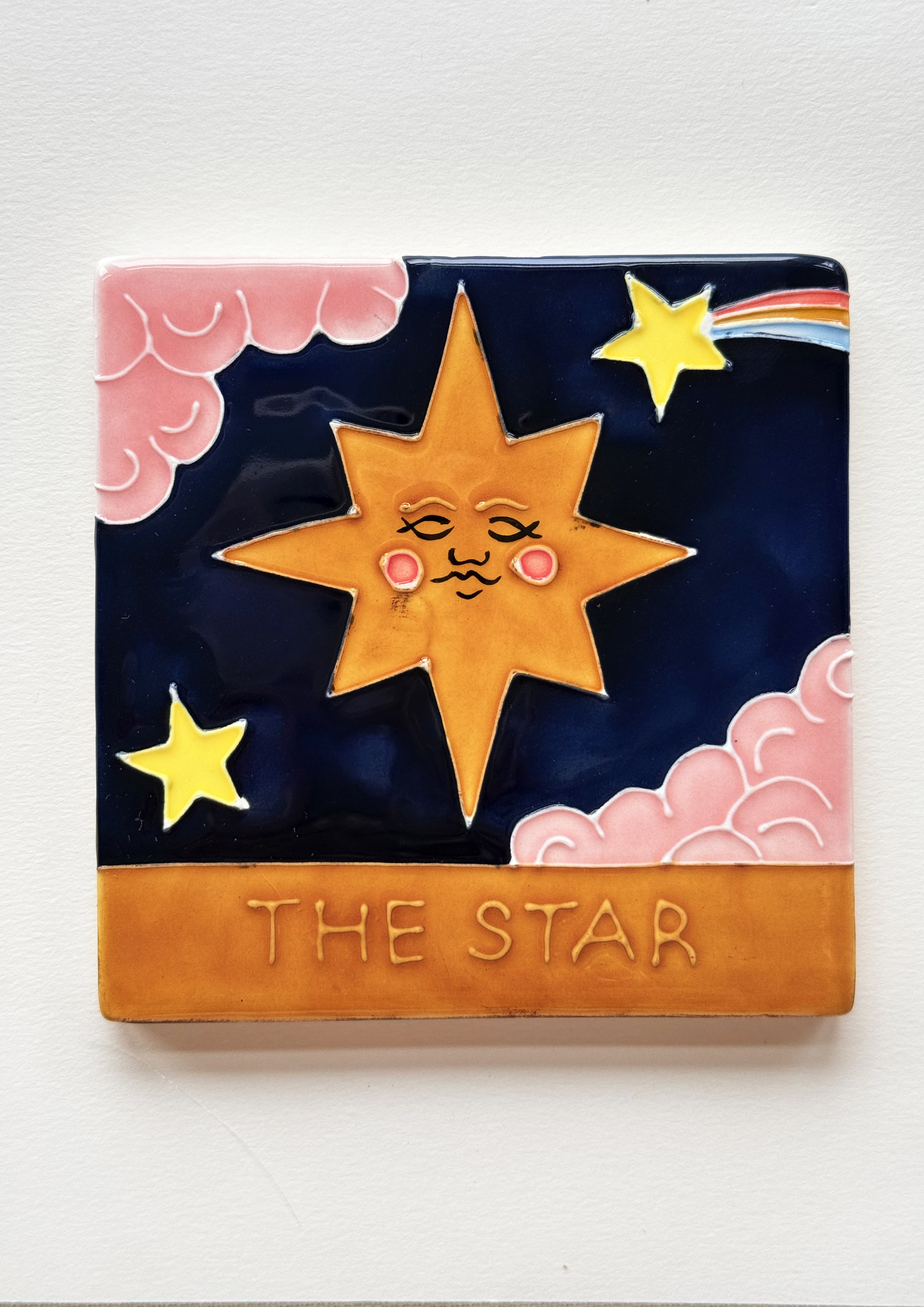 Single - Star Coaster Dark Glaze