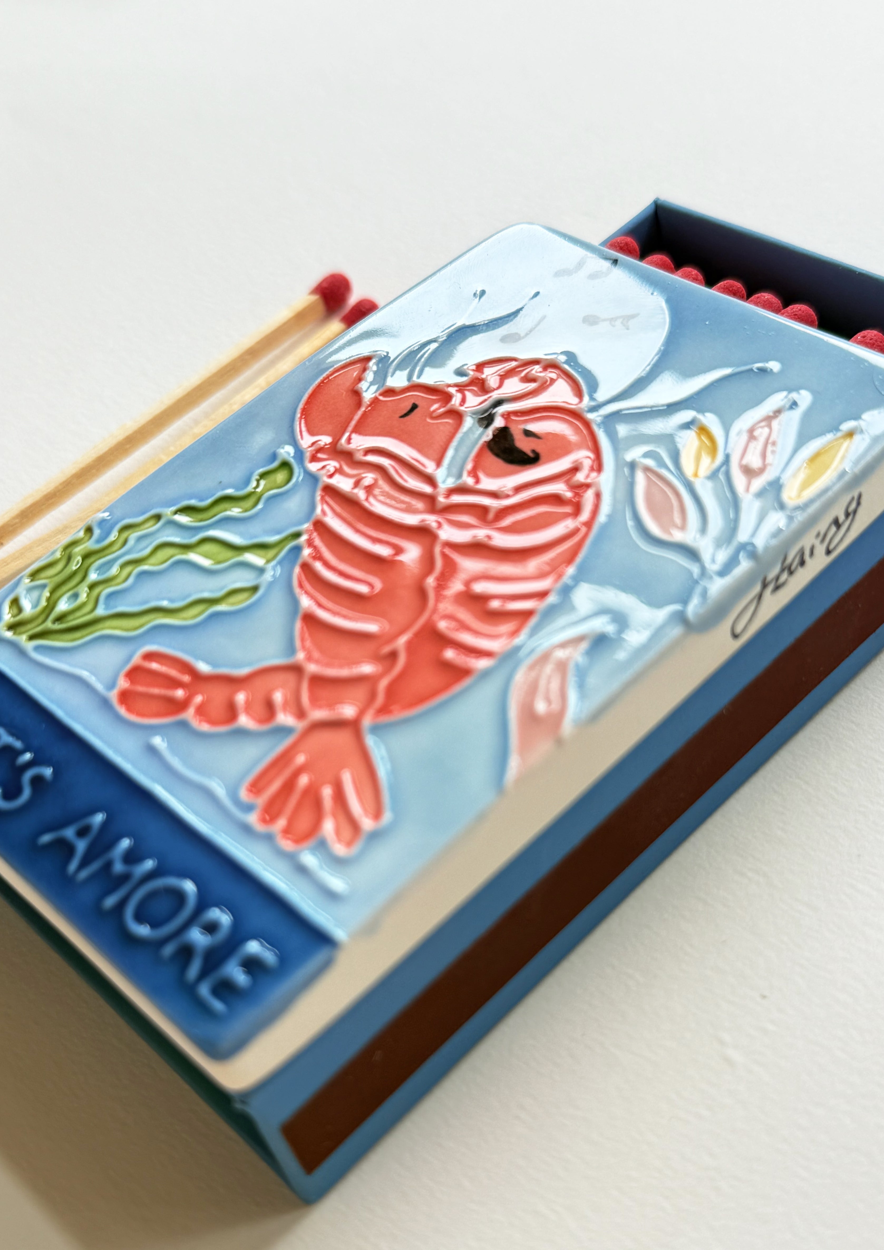 That's Amore Ceramic Matchbox Sample