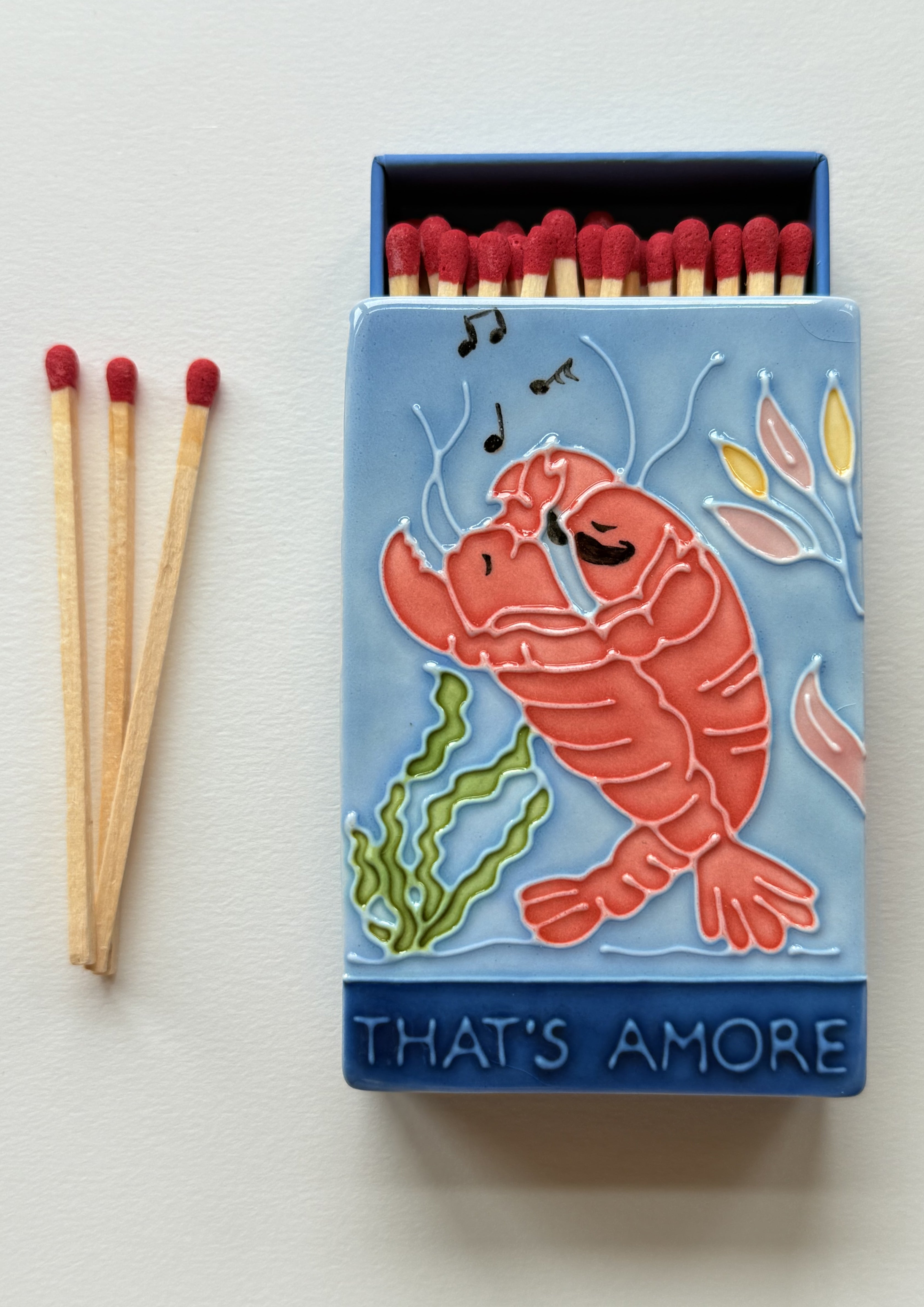 That's Amore Ceramic Matchbox Sample