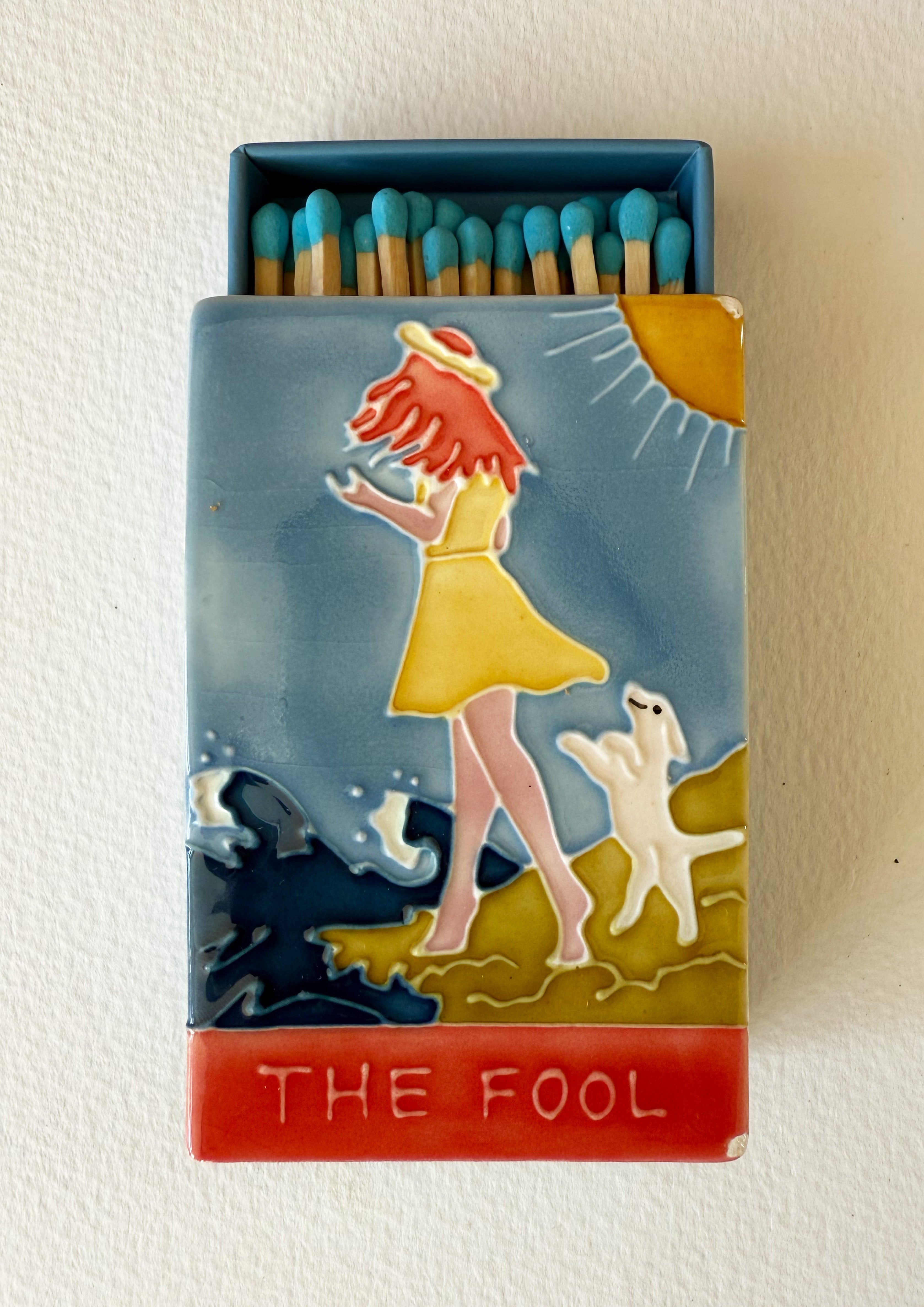 SAMPLE - The Fool Ceramic Matchbox D