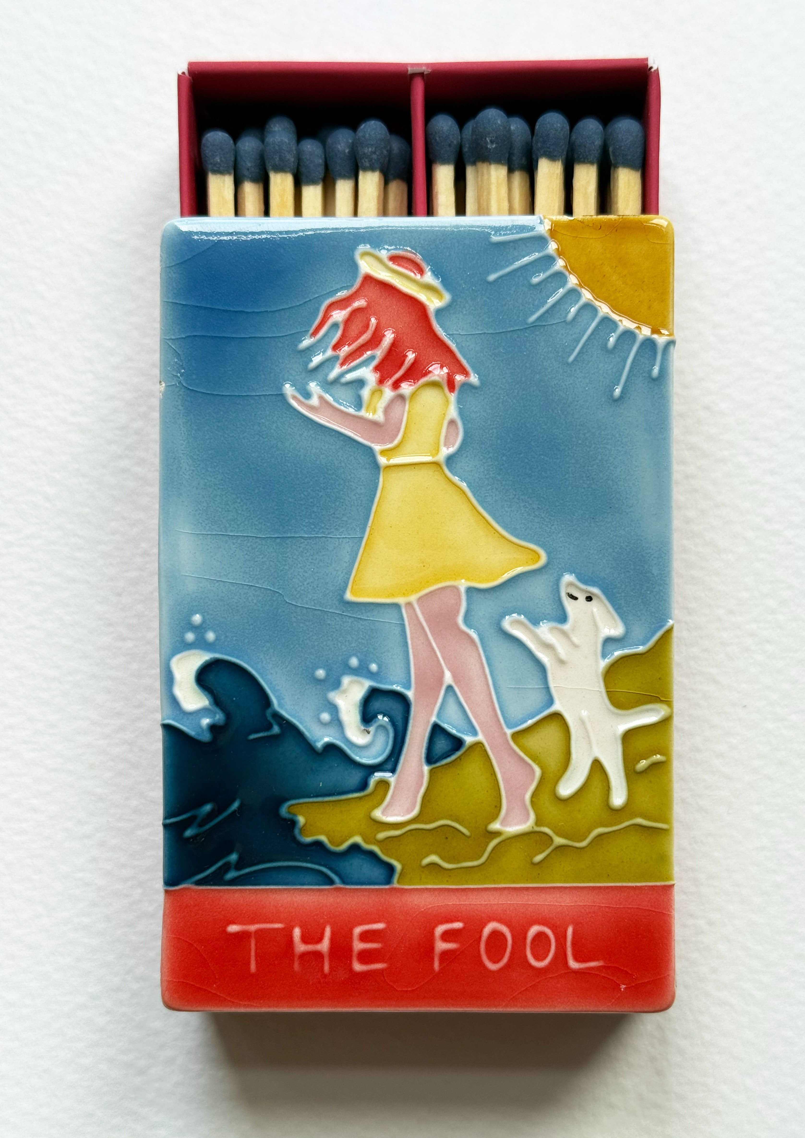 SAMPLE - The Fool Ceramic Matchbox A