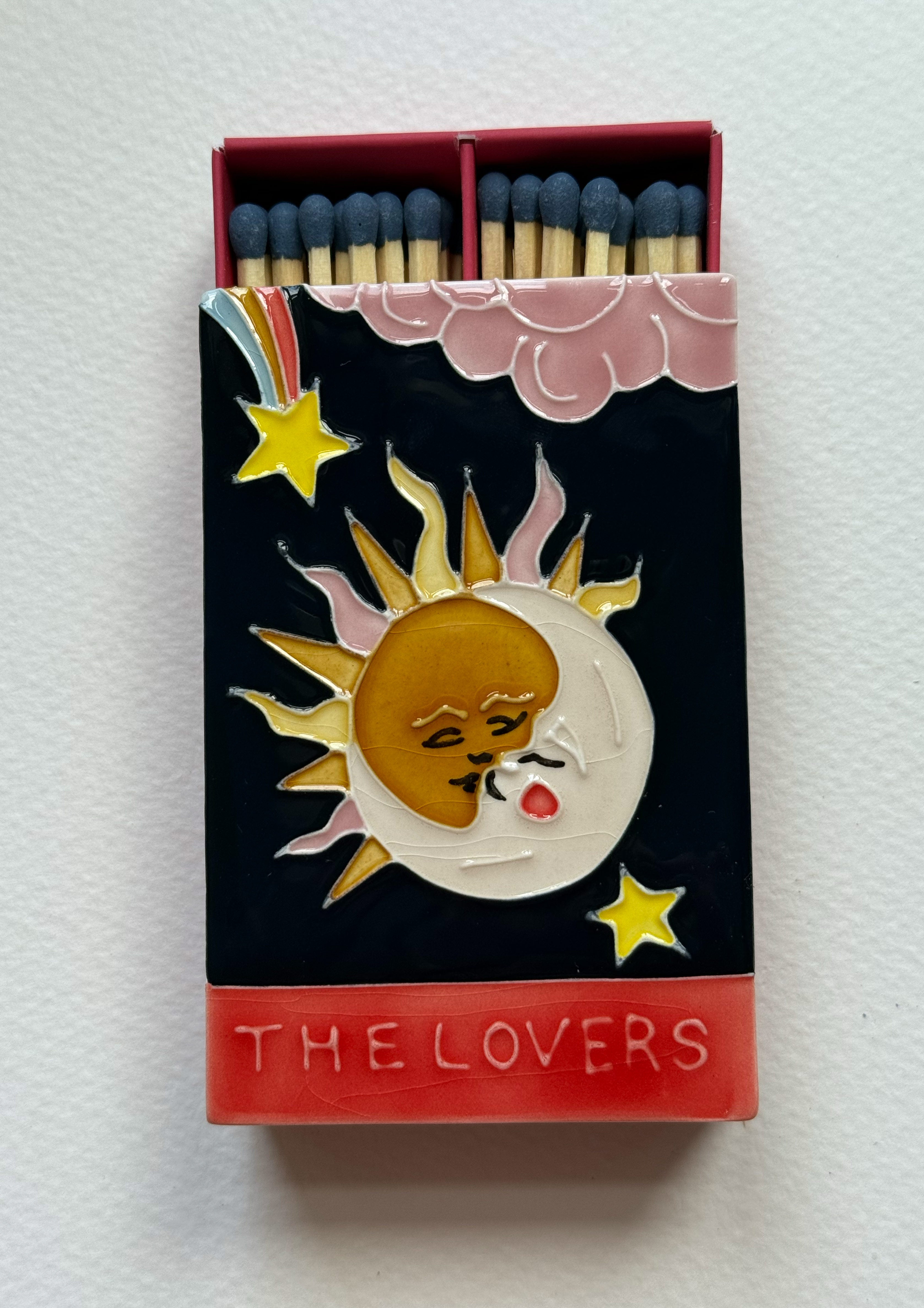 SAMPLE - The Lovers Ceramic Matchbox B
